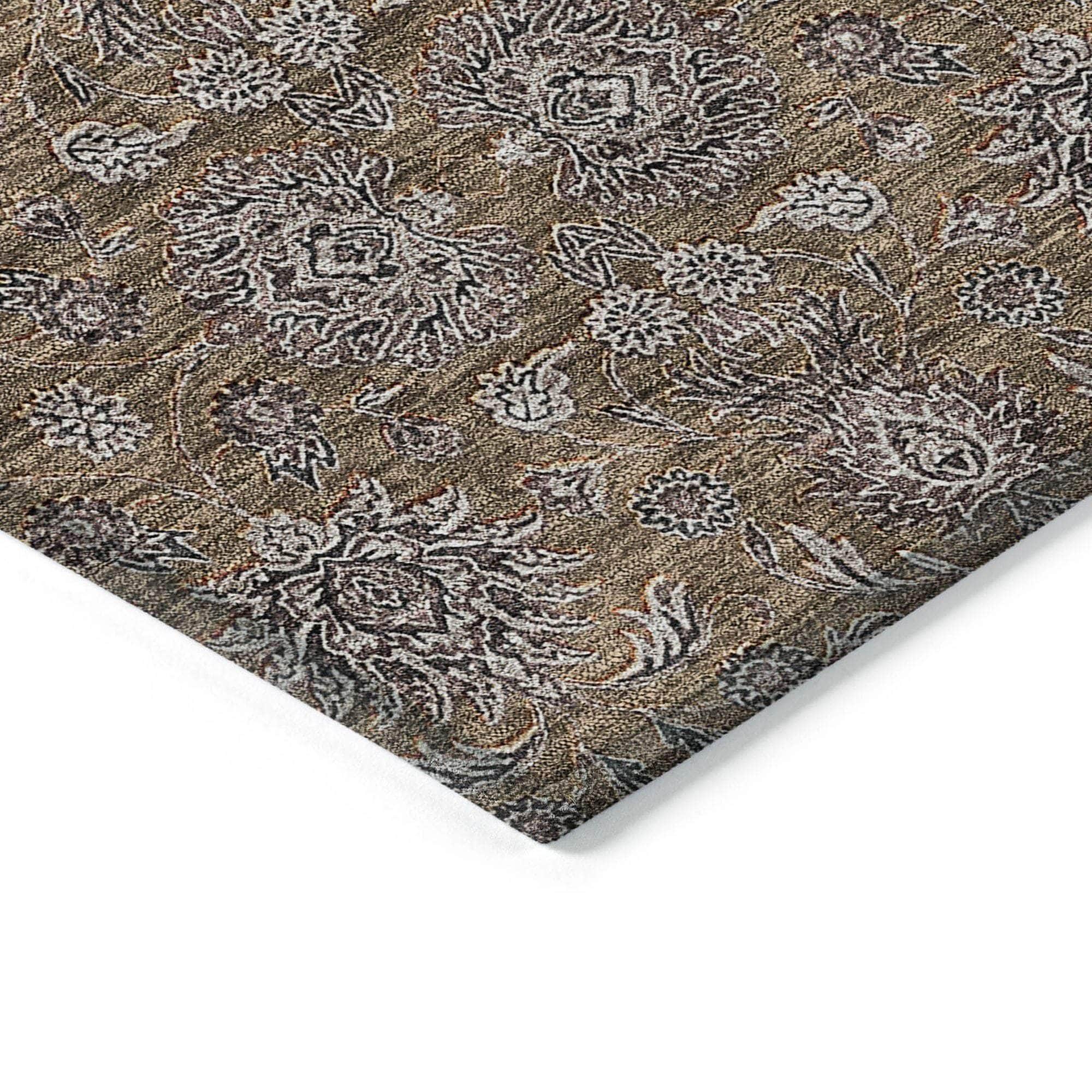 Machine Made ACN702 Chocolate Brown Rugs #color_chocolate brown