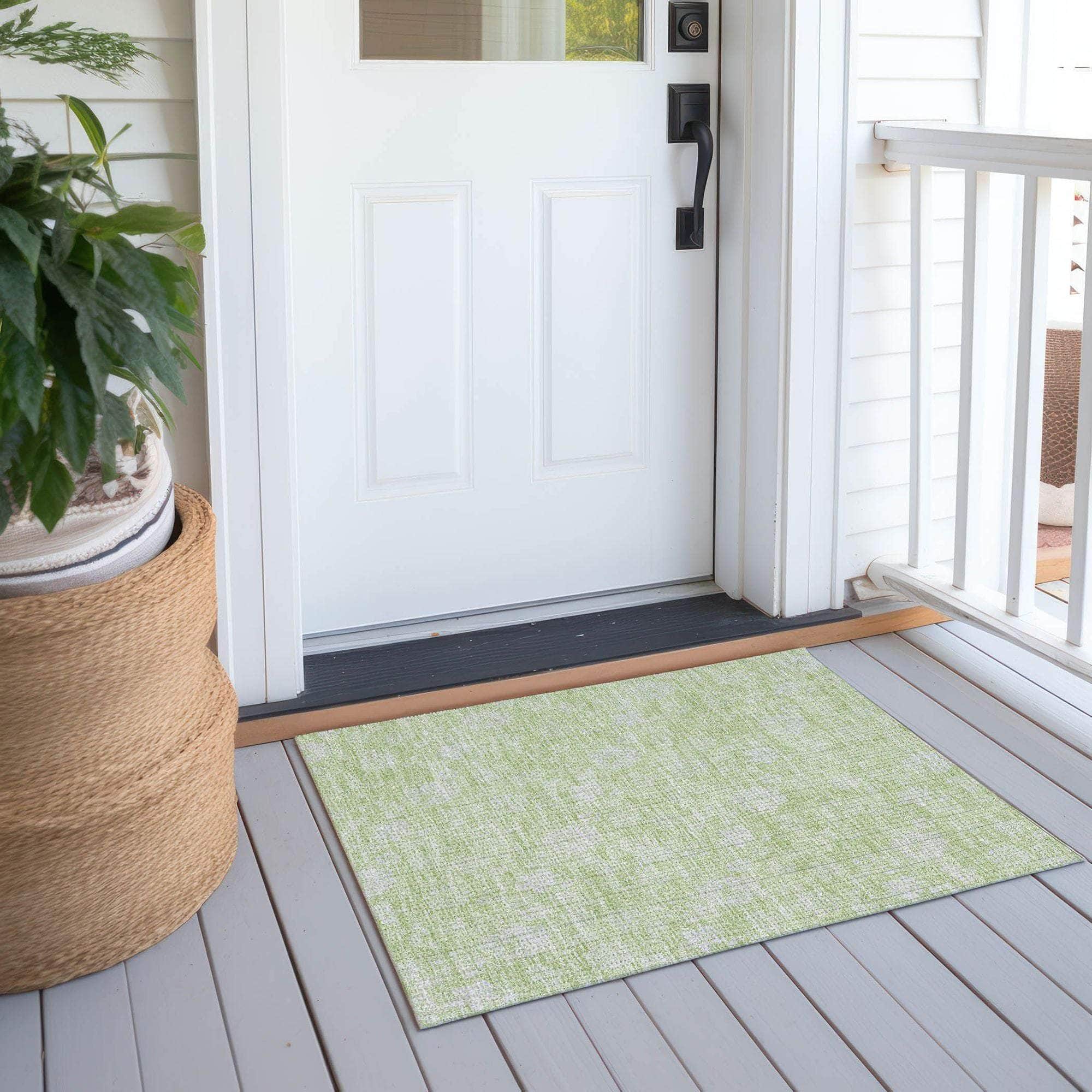 Machine Made ACN681 Aloe Green Rugs #color_aloe green