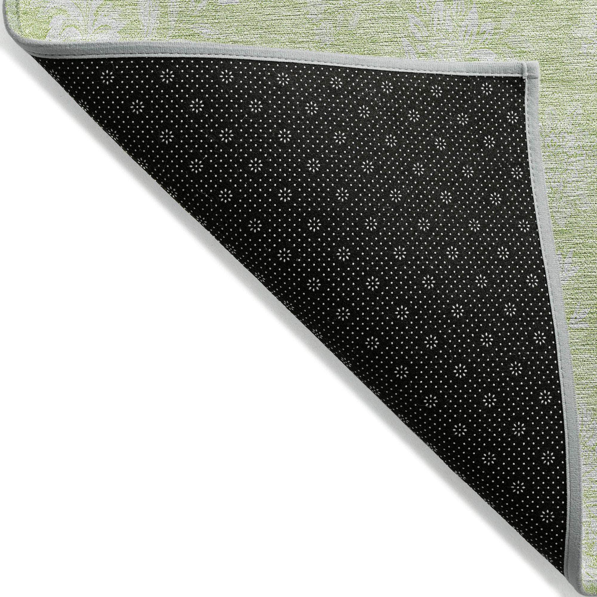 Machine Made ACN681 Aloe Green Rugs #color_aloe green
