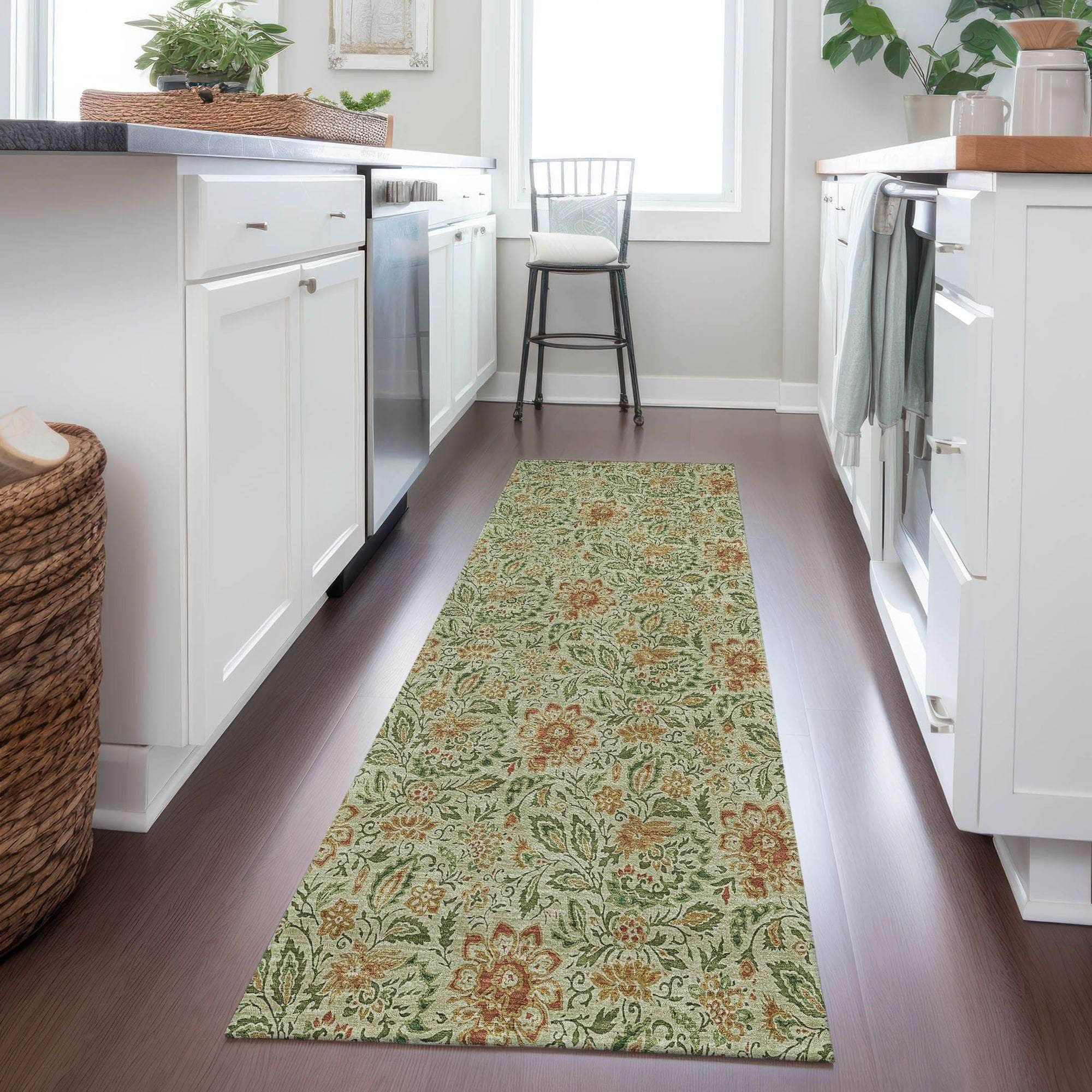Machine Made ACN660 Aloe Green Rugs #color_aloe green