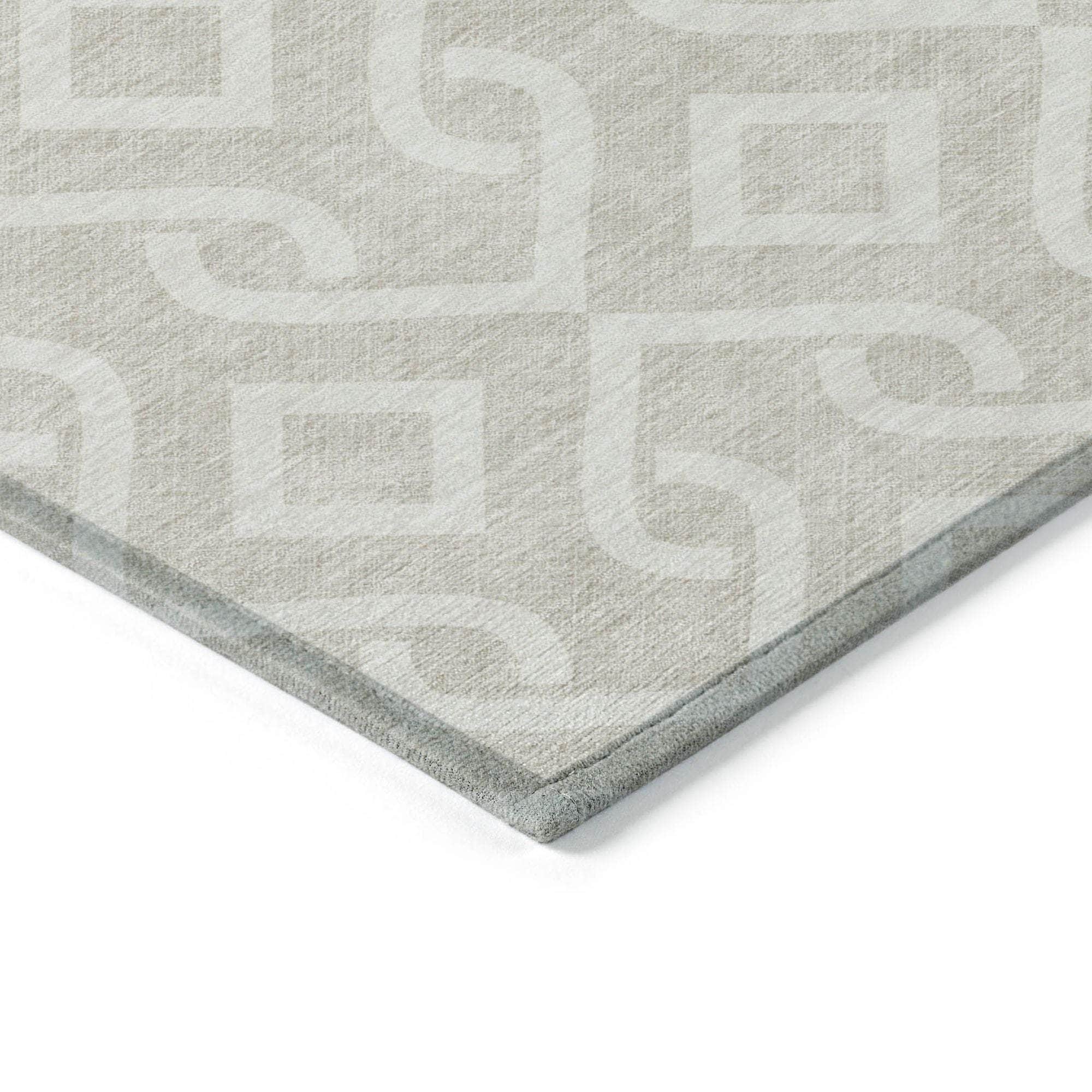 Machine Made ACN621 Beige Brown Rugs 