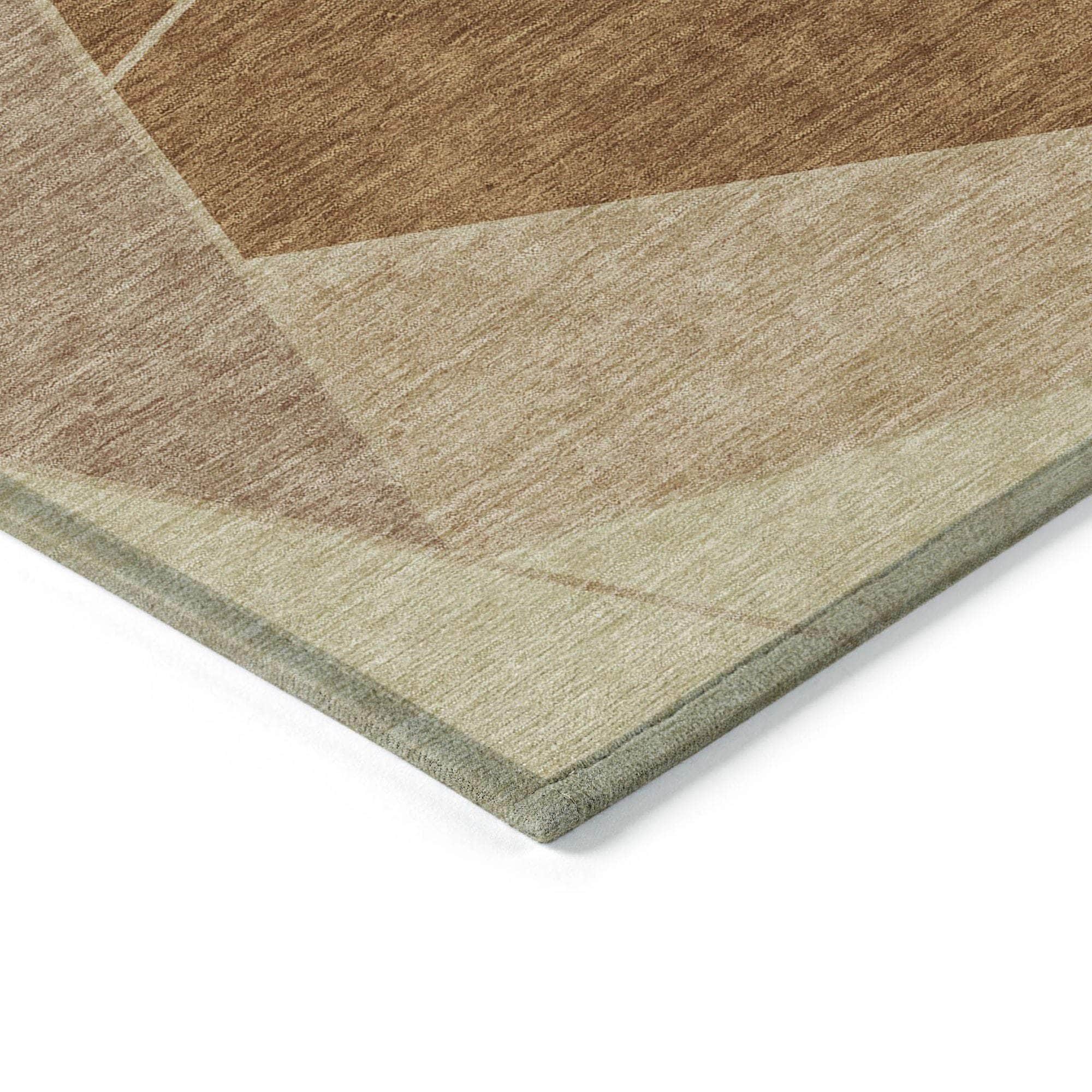 Machine Made ACN636 Paprika Orange Rugs 
