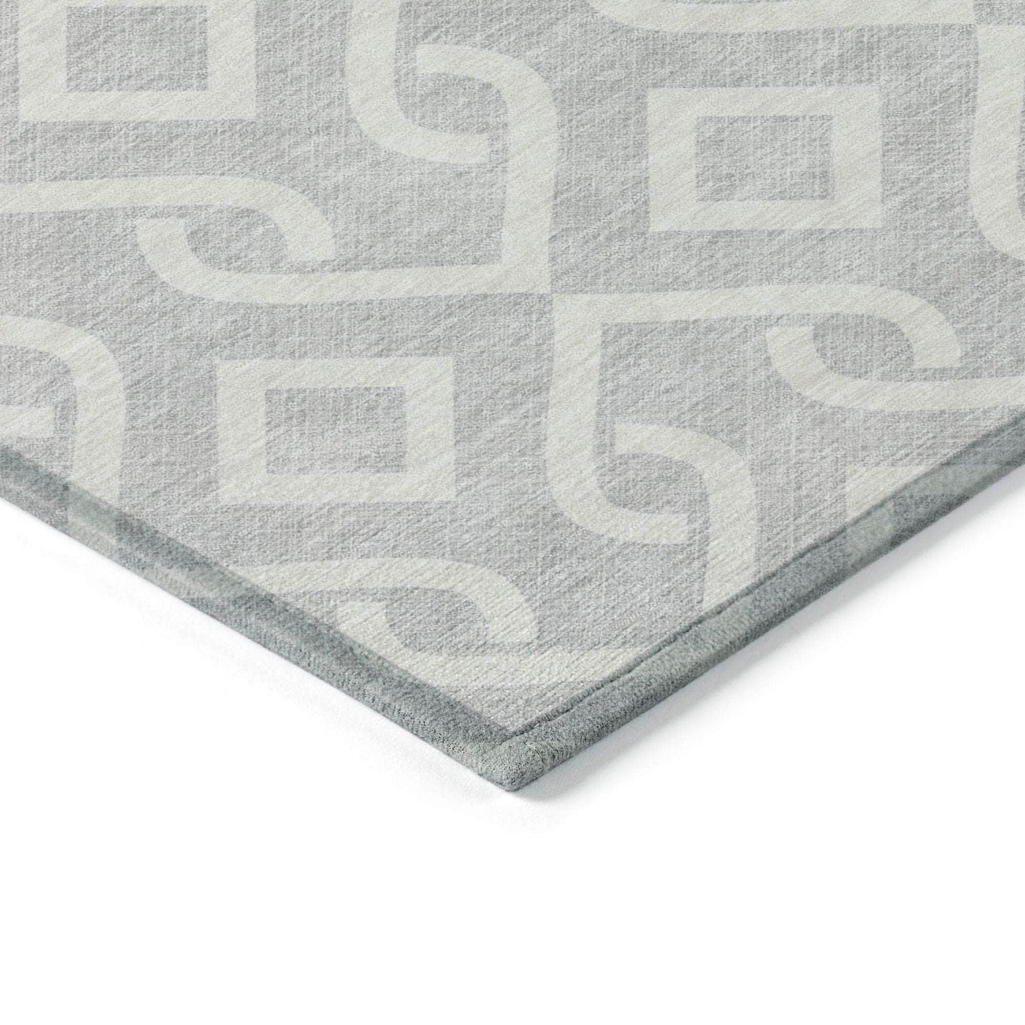 Machine Made ACN621 Silver Gray Rugs 