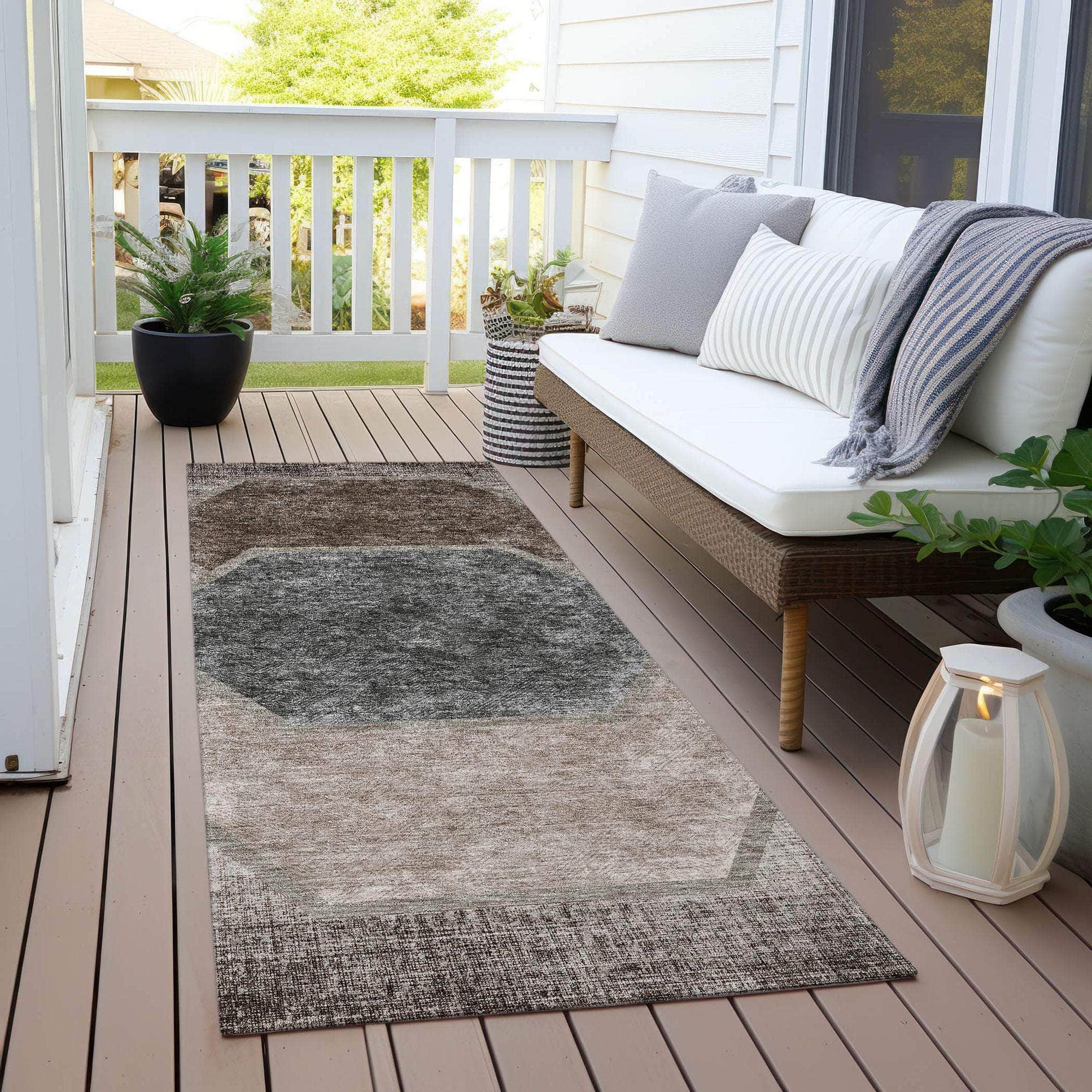 Machine Made ACN679 Fudge Brown Rugs #color_fudge brown
