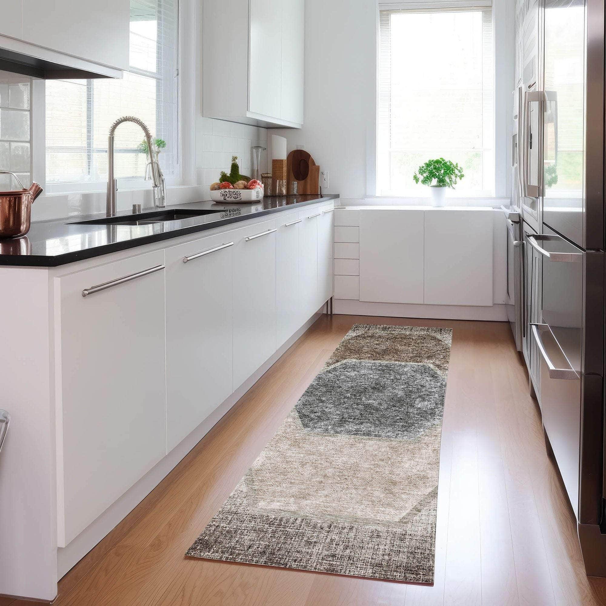 Machine Made ACN679 Fudge Brown Rugs #color_fudge brown