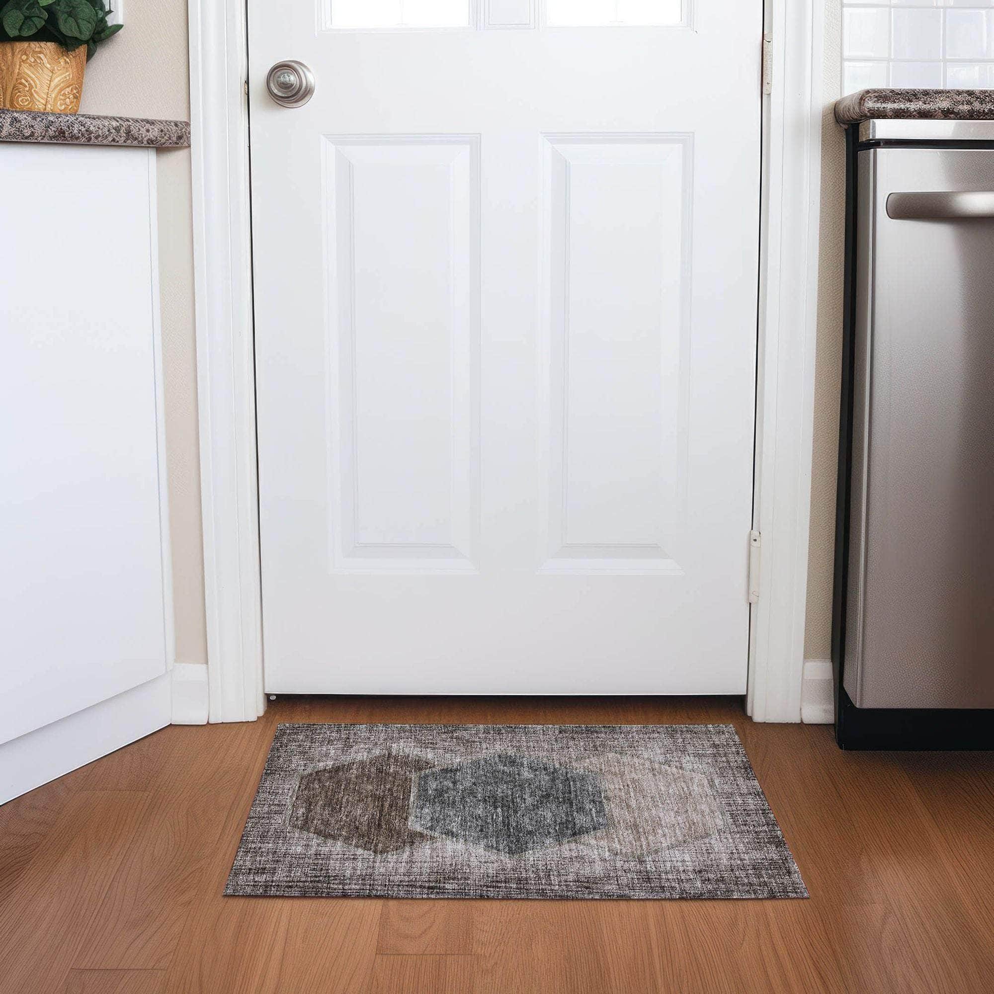 Machine Made ACN679 Fudge Brown Rugs #color_fudge brown