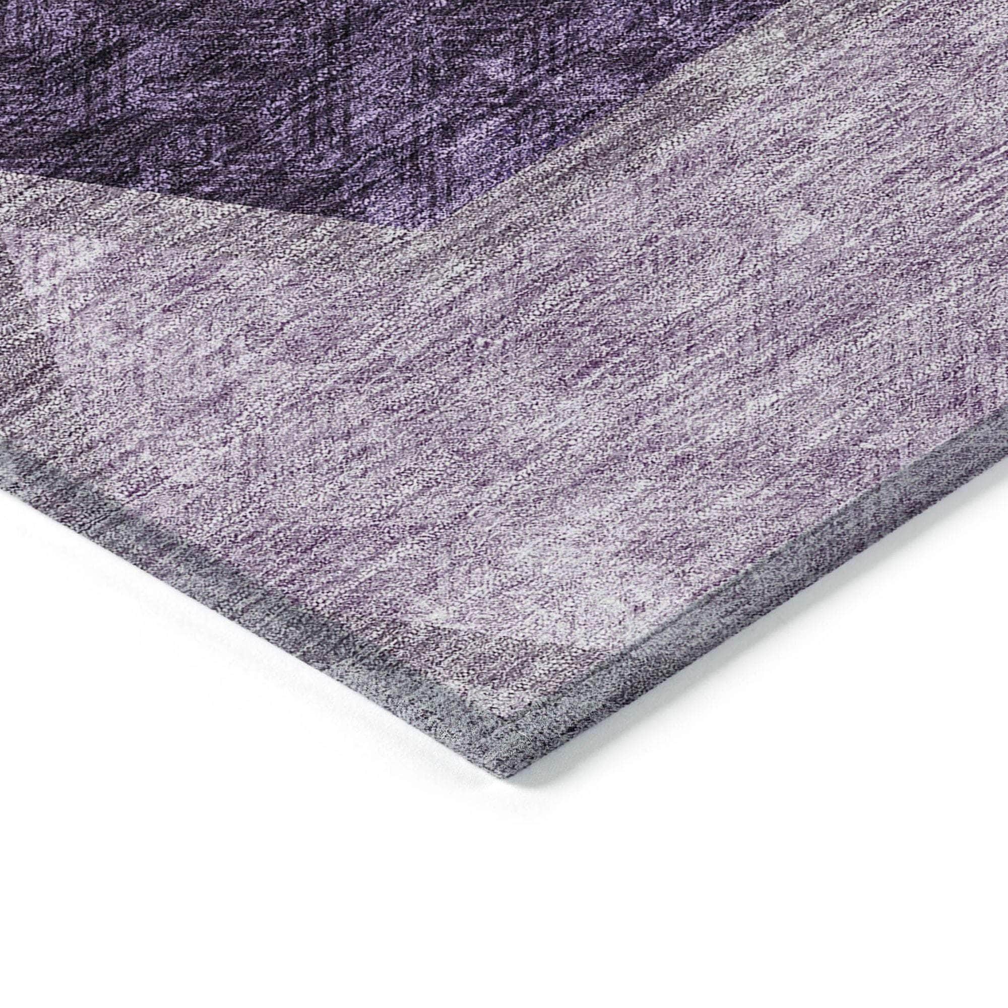 Machine Made ACN679 Eggplant Purple Rugs #color_eggplant purple
