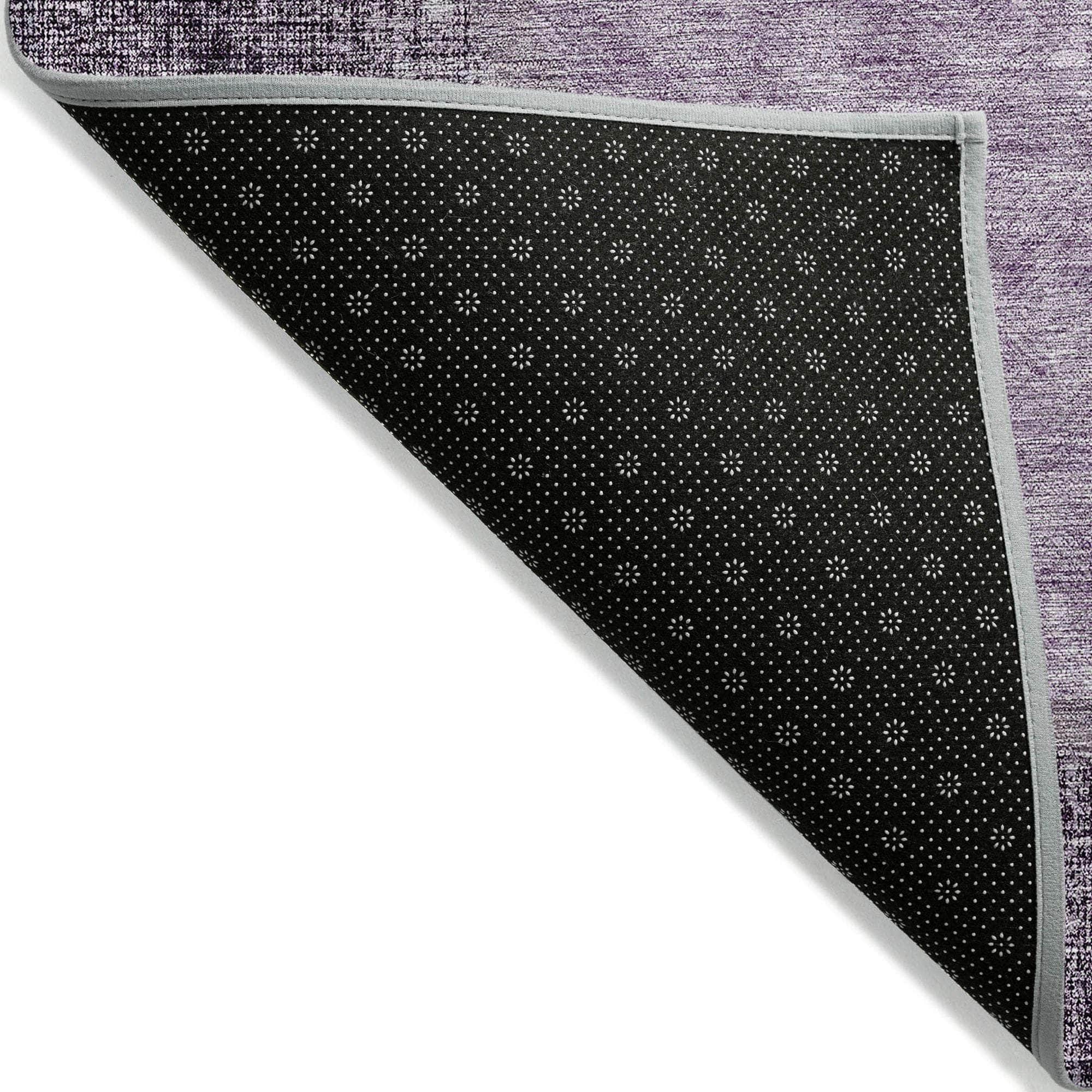 Machine Made ACN679 Eggplant Purple Rugs #color_eggplant purple