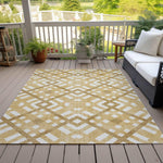 Machine Made ACN616 Gold  Rugs 