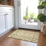Machine Made ACN616 Gold  Rugs 