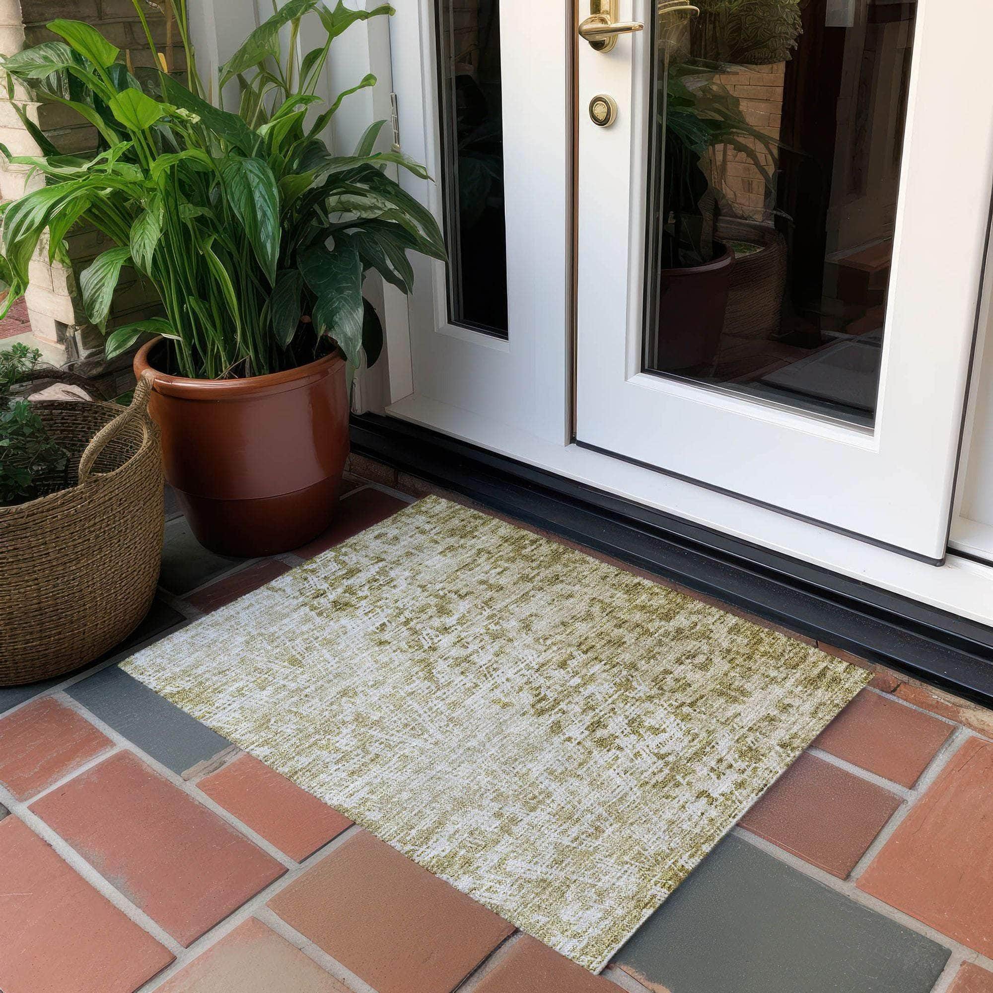 Machine Made ACN721 Taupe Brown Rugs #color_taupe brown
