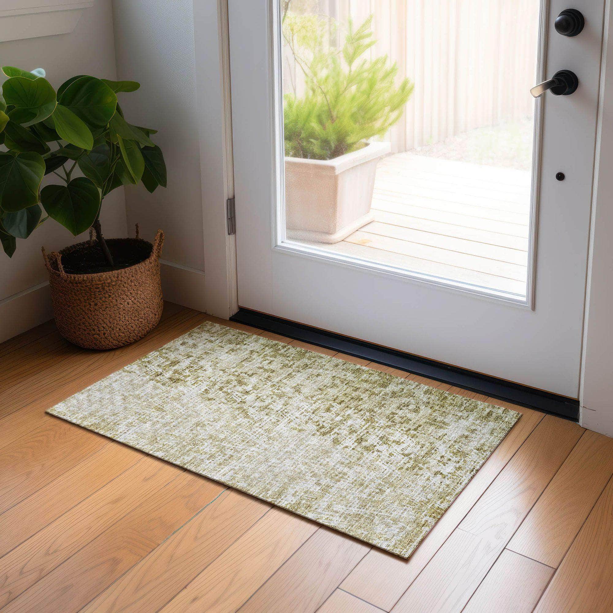 Machine Made ACN721 Taupe Brown Rugs #color_taupe brown