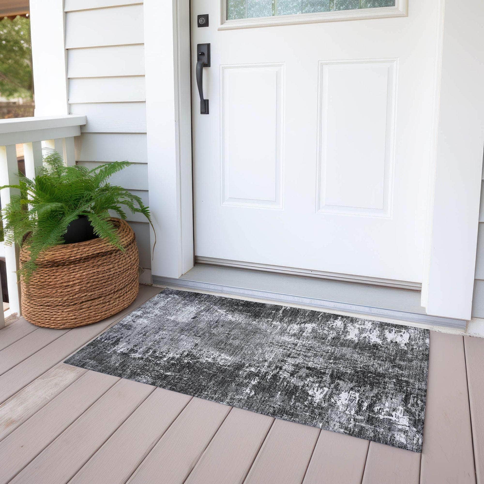 Machine Made ACN718 Gray  Rugs #color_gray 