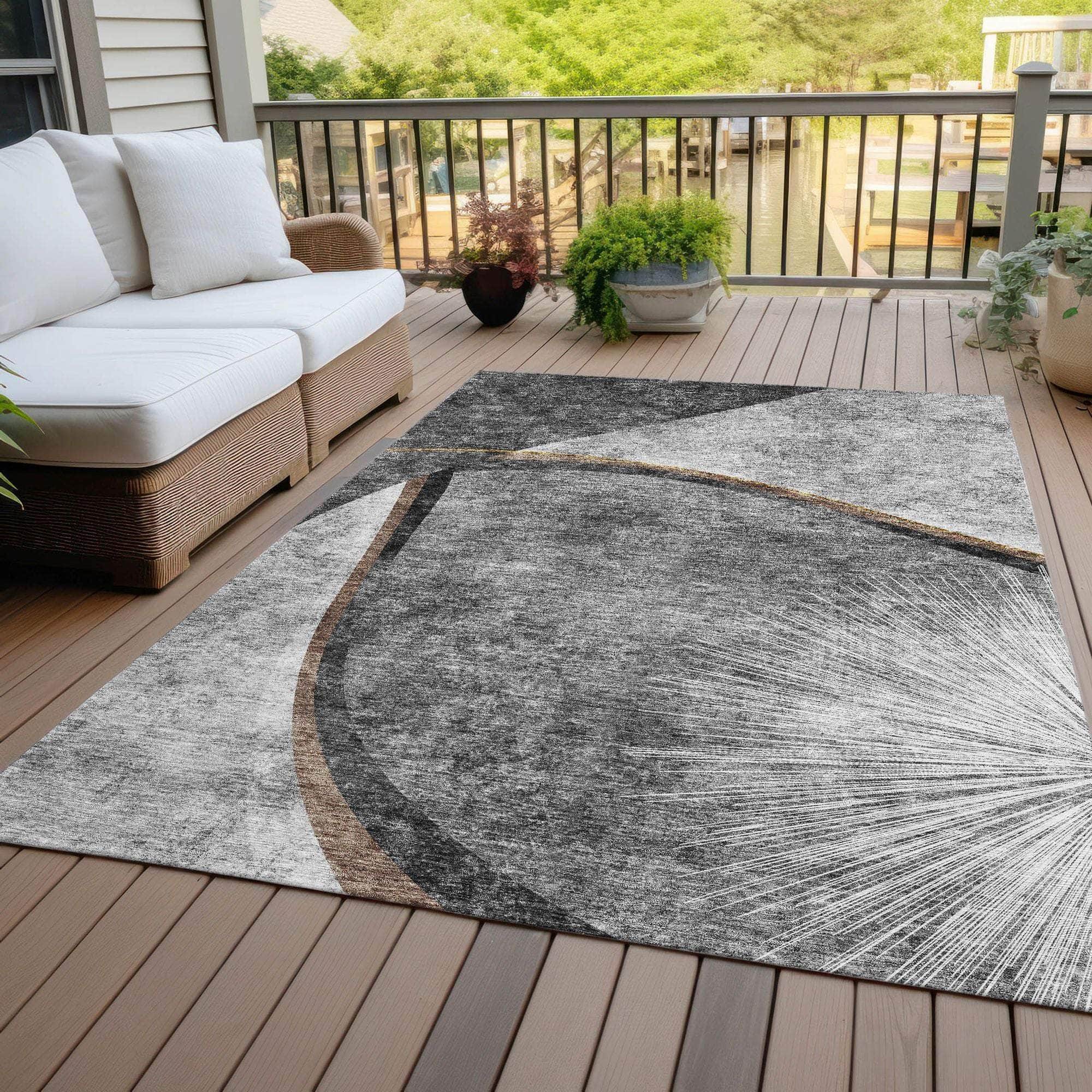 Machine Made ACN701 Gray  Rugs #color_gray 