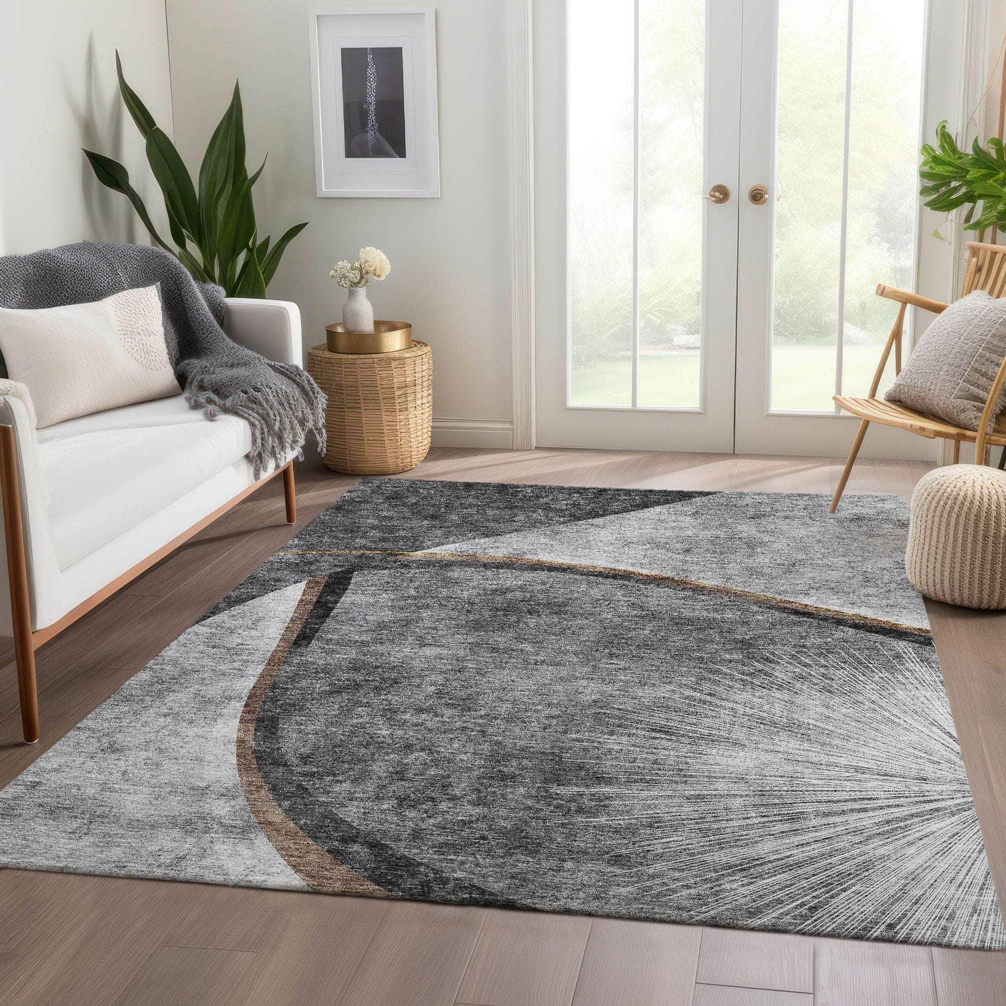 Machine Made ACN701 Gray  Rugs #color_gray 