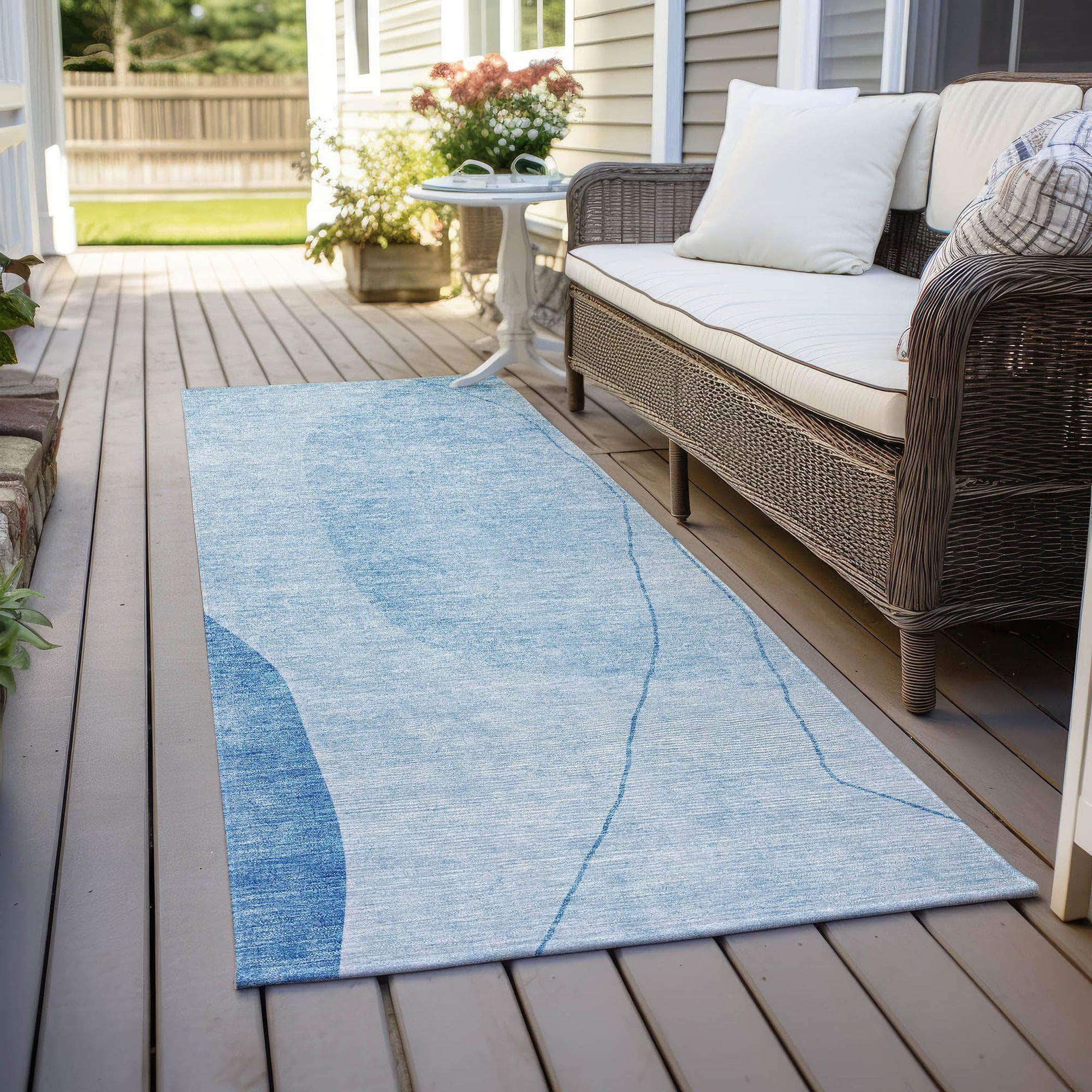 Machine Made ACN696 Blue  Rugs #color_blue 