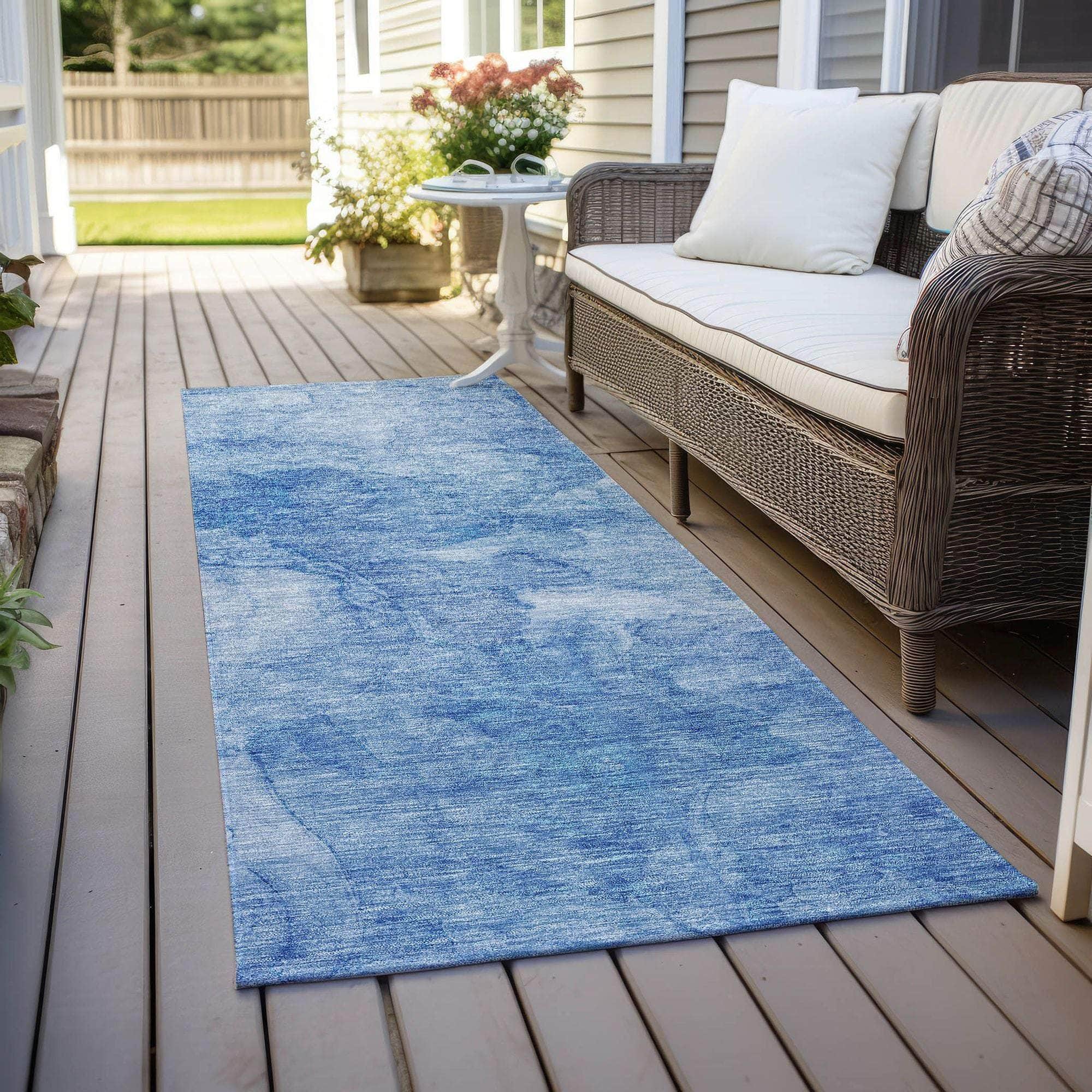Machine Made ACN688 Blue  Rugs #color_blue 