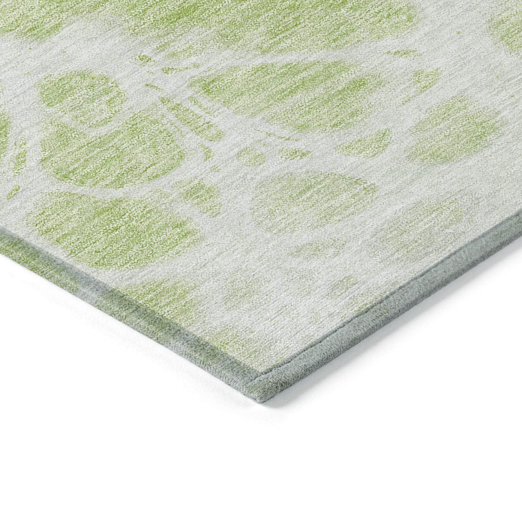 Machine Made ACN682 Aloe Green Rugs #color_aloe green