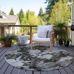 Machine Made ACN638 Taupe Brown Rugs 