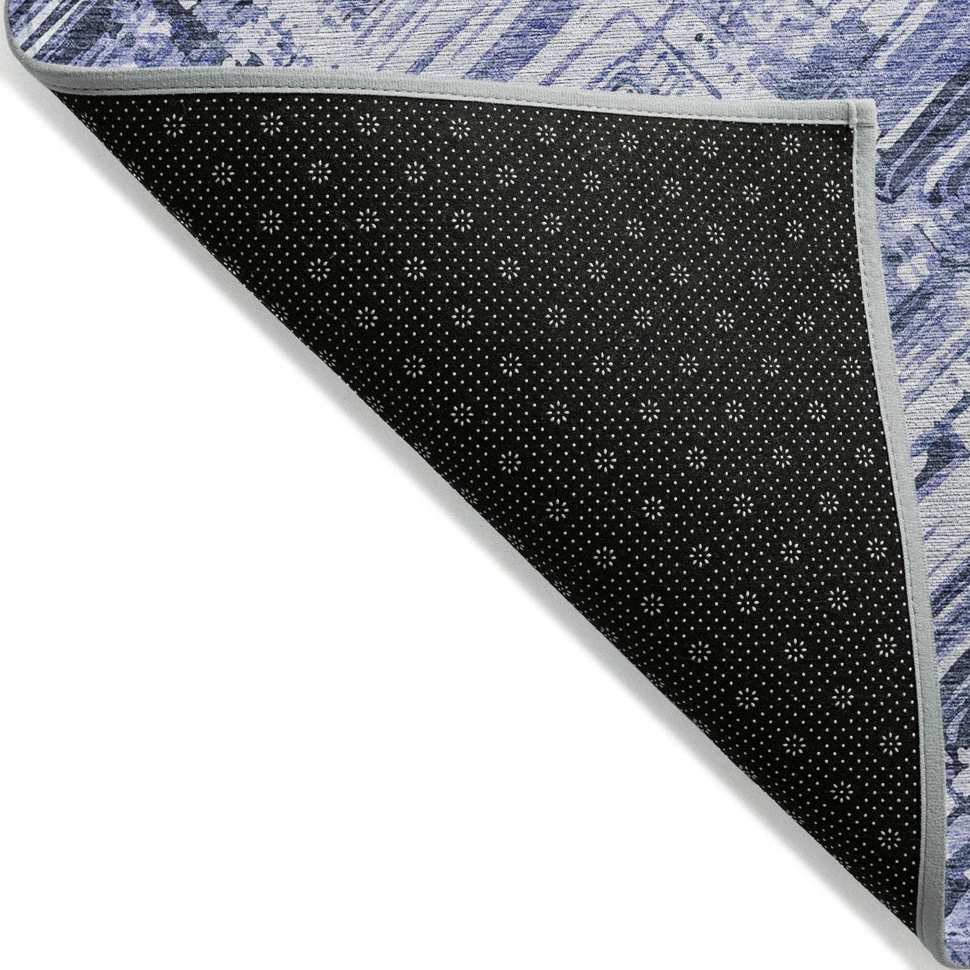 Machine Made ACN630 Blue  Rugs #color_blue 