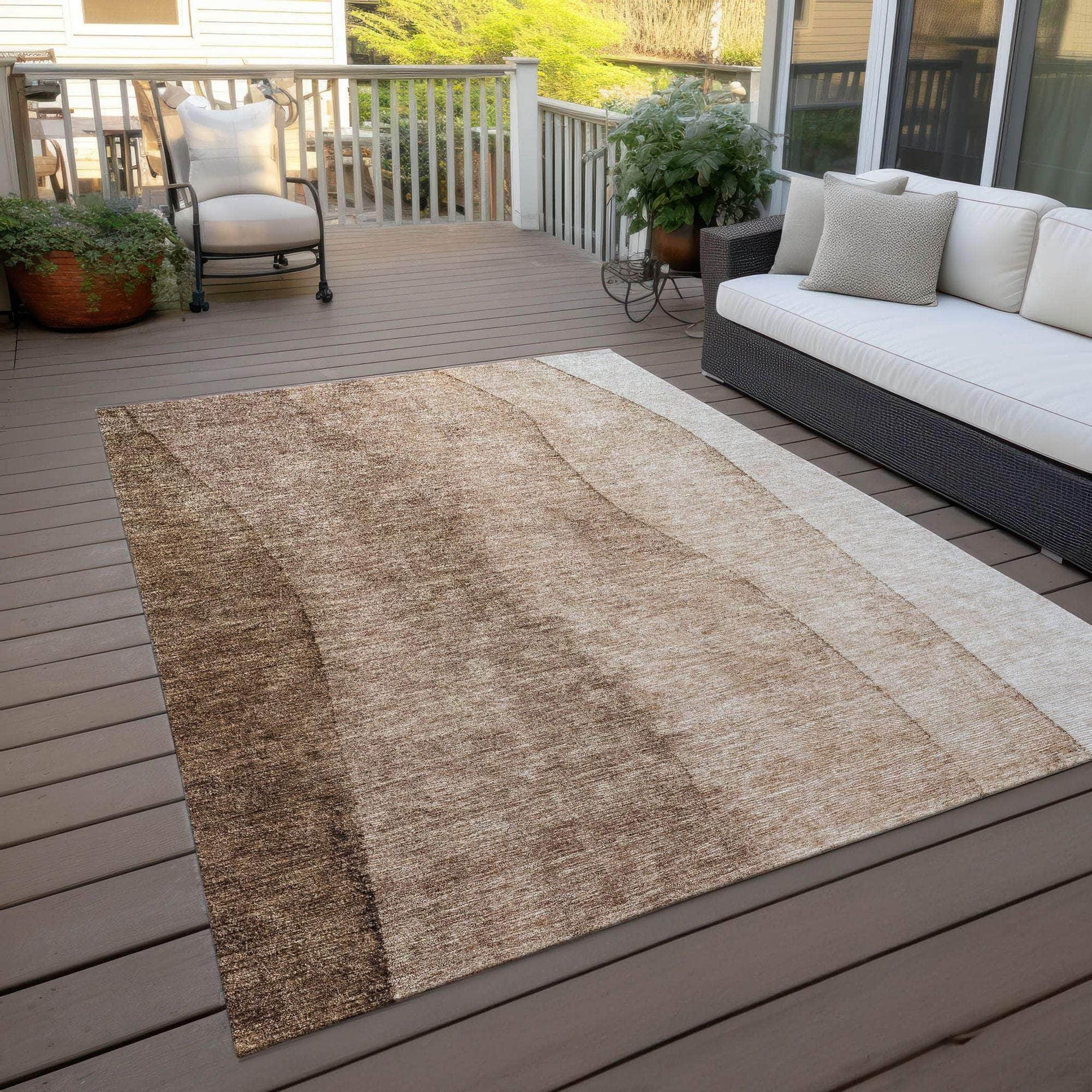 Machine Made ACN690 Brown  Rugs #color_brown 