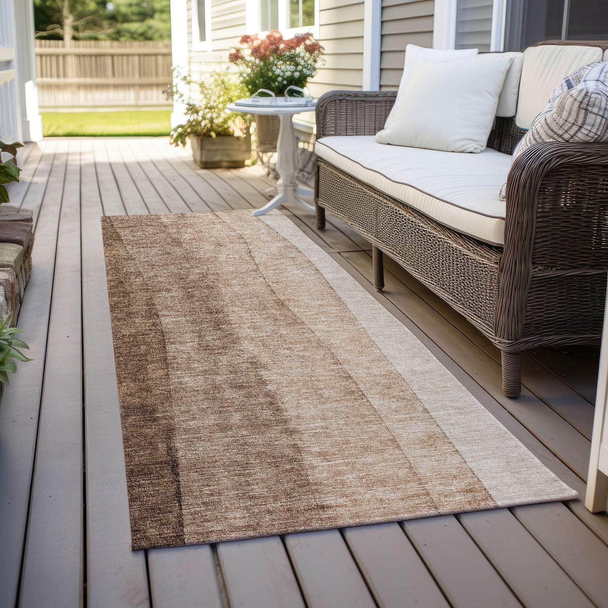 Machine Made ACN690 Brown  Rugs #color_brown 