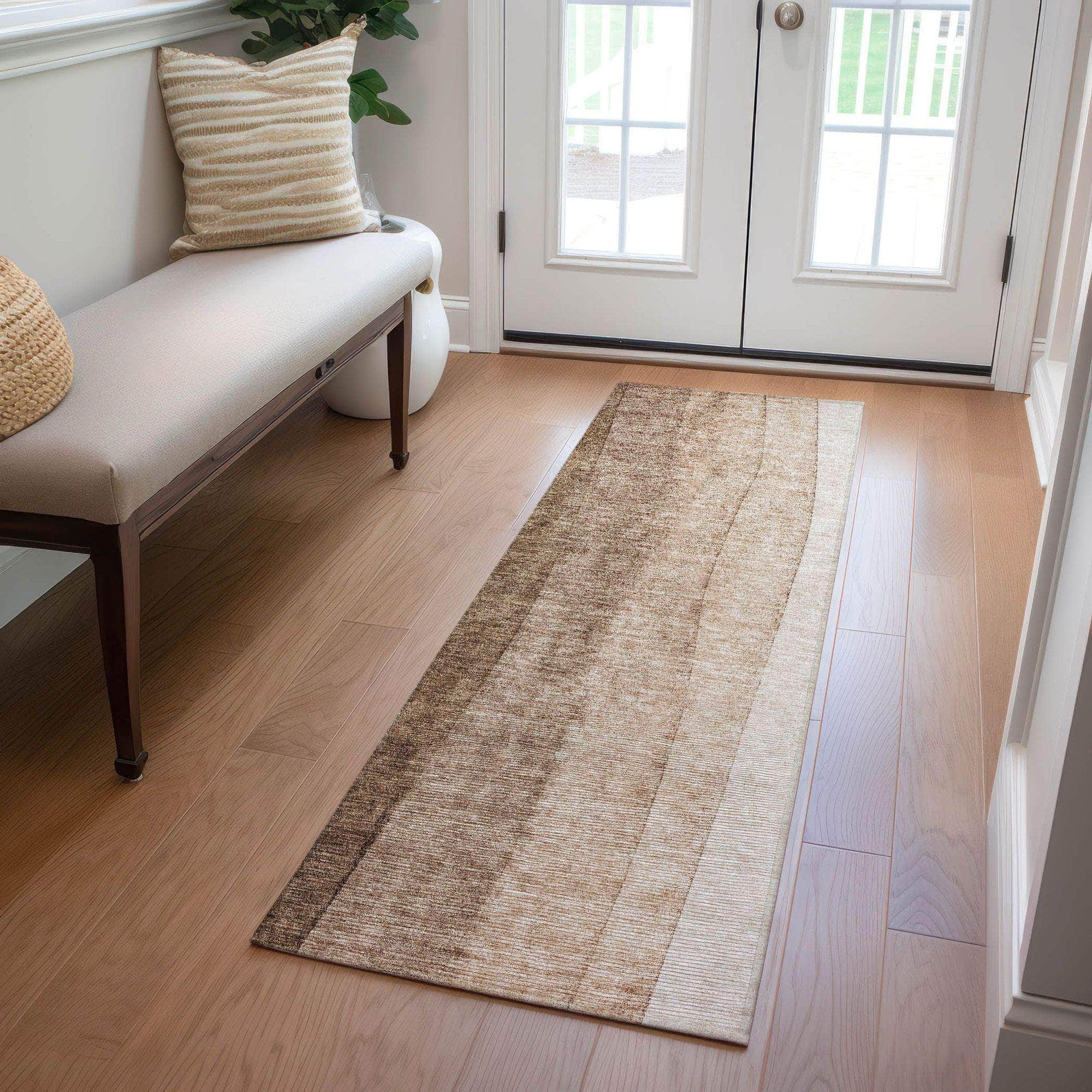 Machine Made ACN690 Brown  Rugs #color_brown 