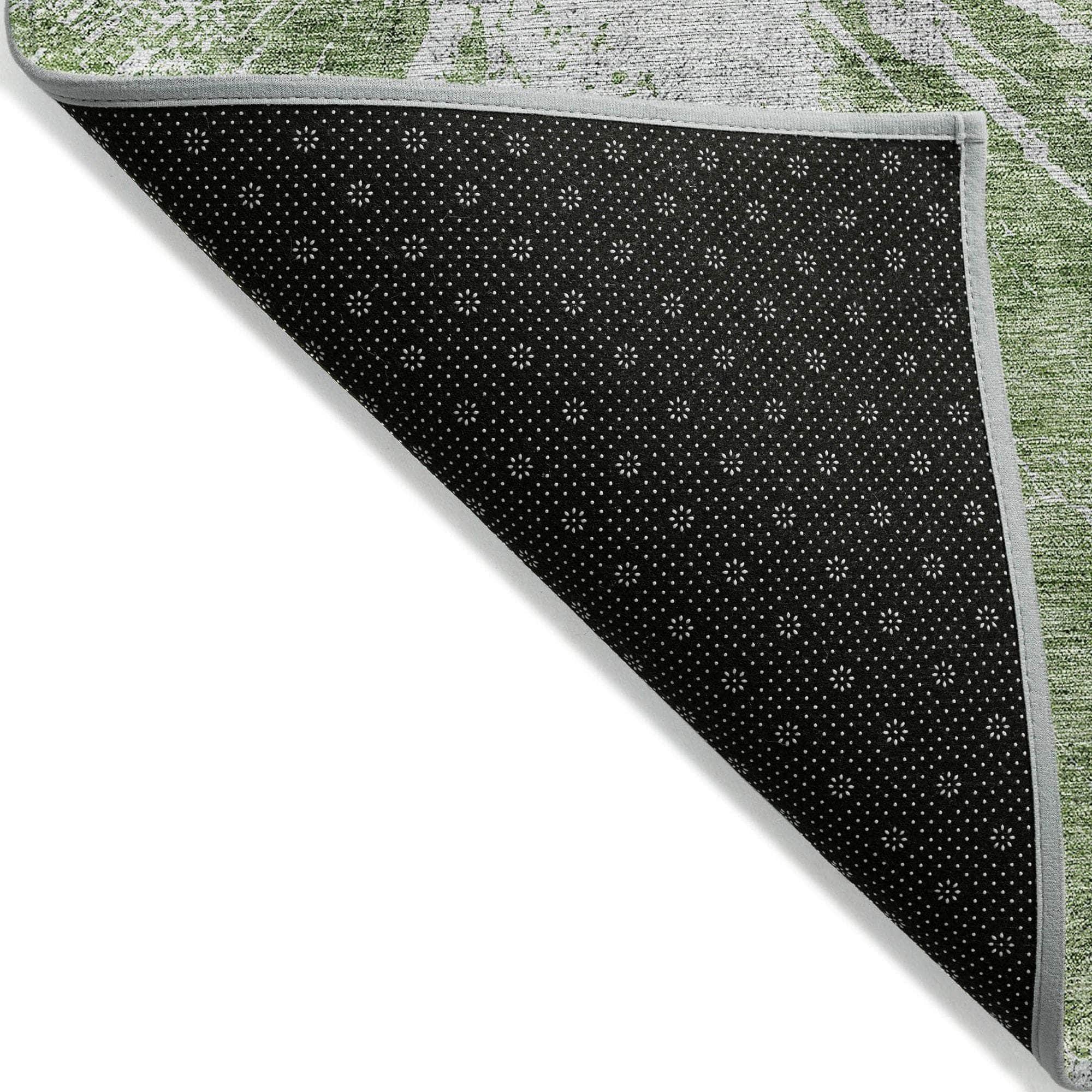 Machine Made ACN719 Aloe Green Rugs #color_aloe green