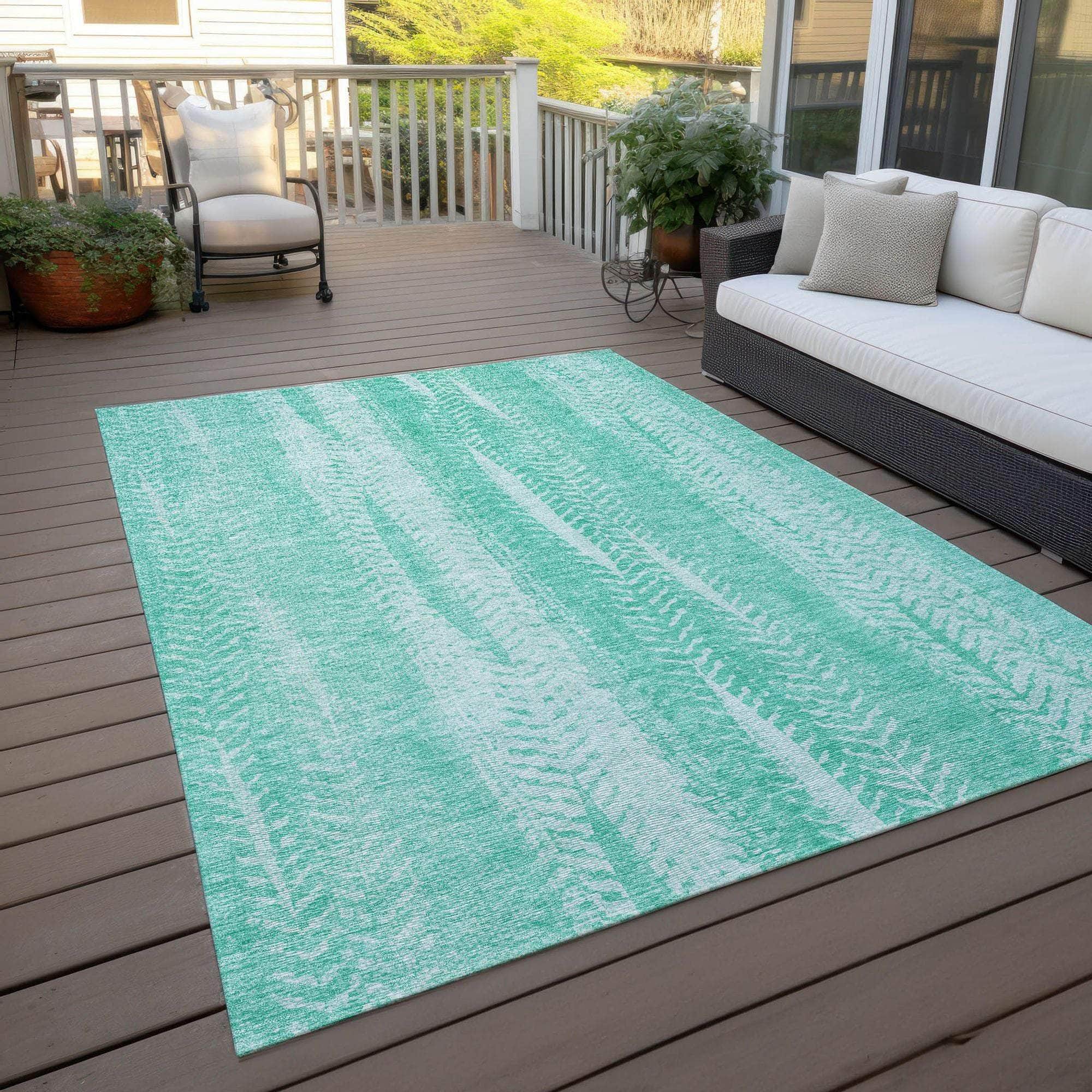 Machine Made ACN694 Aqua Teal Rugs #color_aqua teal