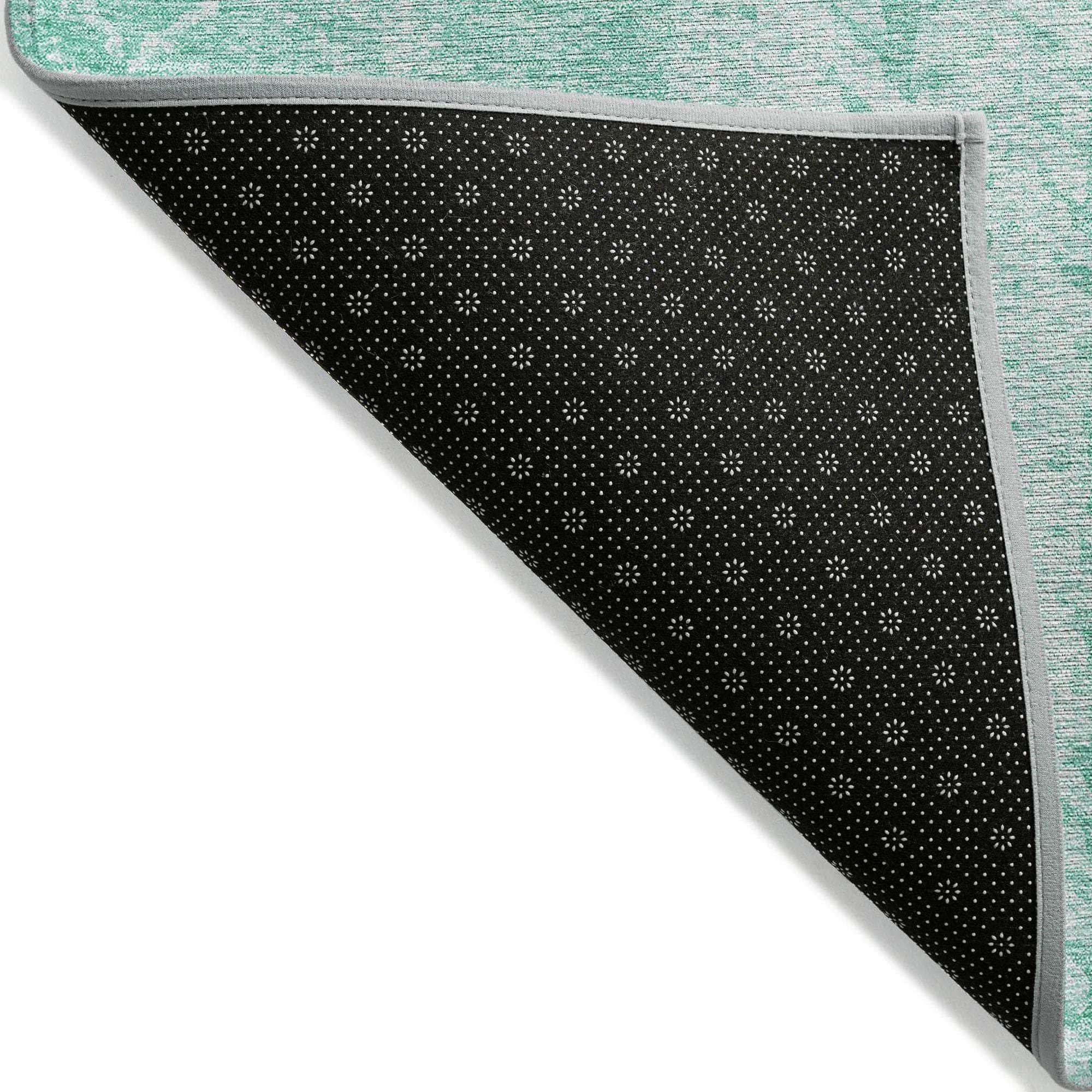 Machine Made ACN694 Aqua Teal Rugs #color_aqua teal