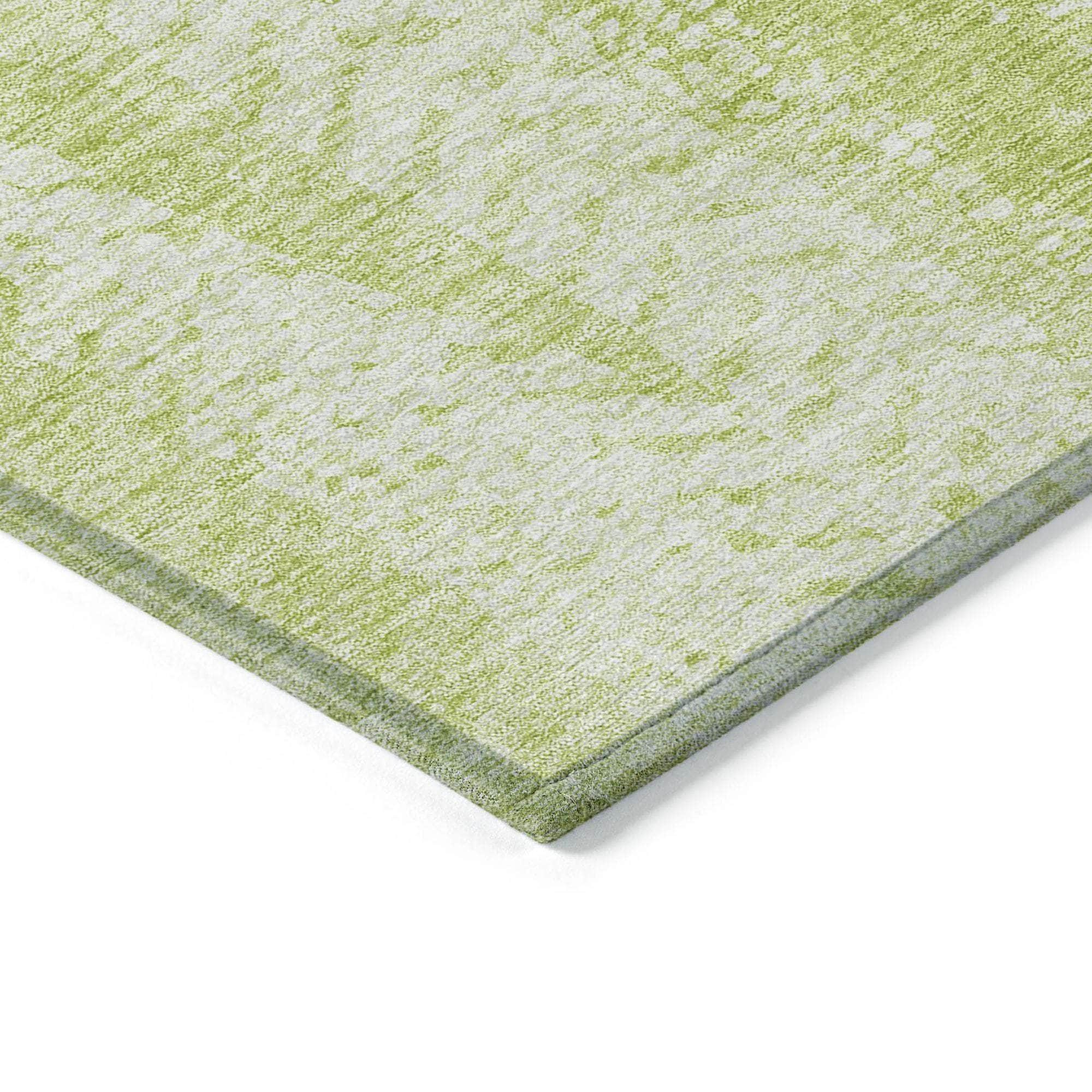 Machine Made ACN694 Aloe Green Rugs #color_aloe green