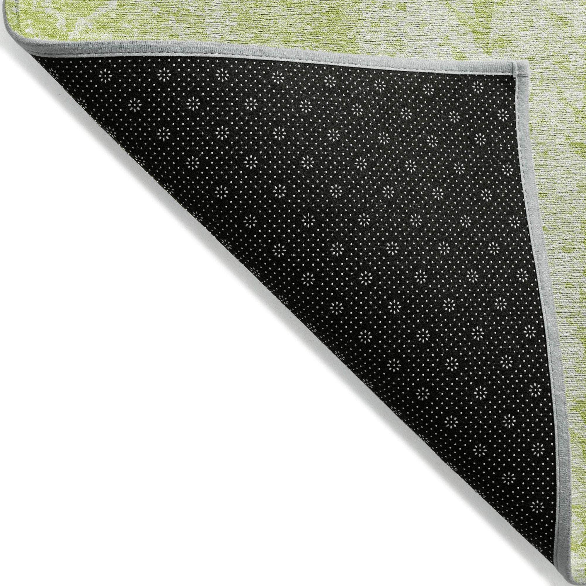 Machine Made ACN694 Aloe Green Rugs #color_aloe green