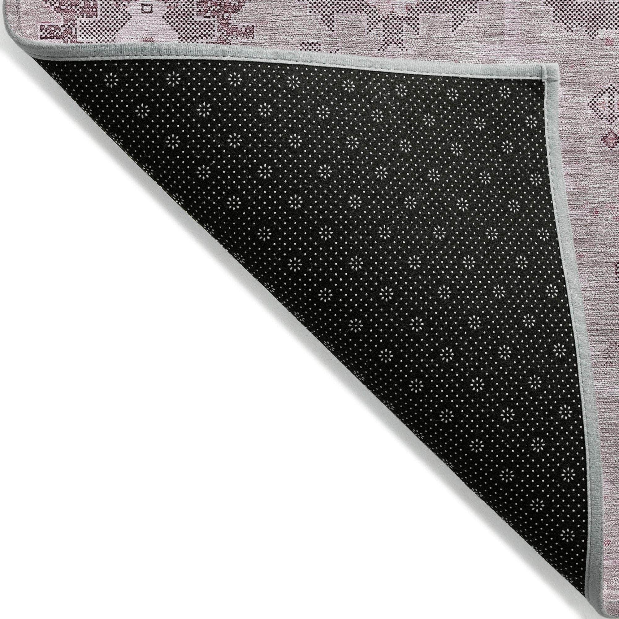 Machine Made ACN697 Pink  Rugs #color_pink 