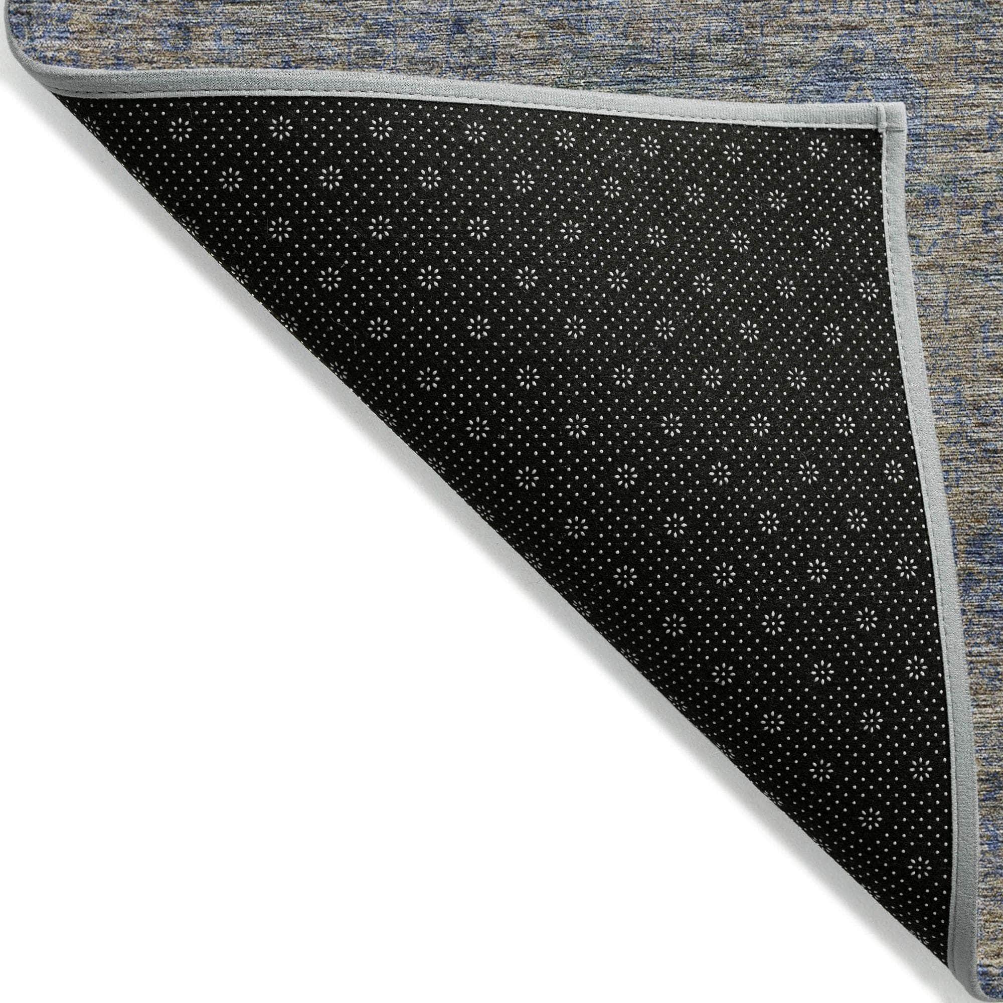 Machine Made ACN637 Khaki Brown Rugs 