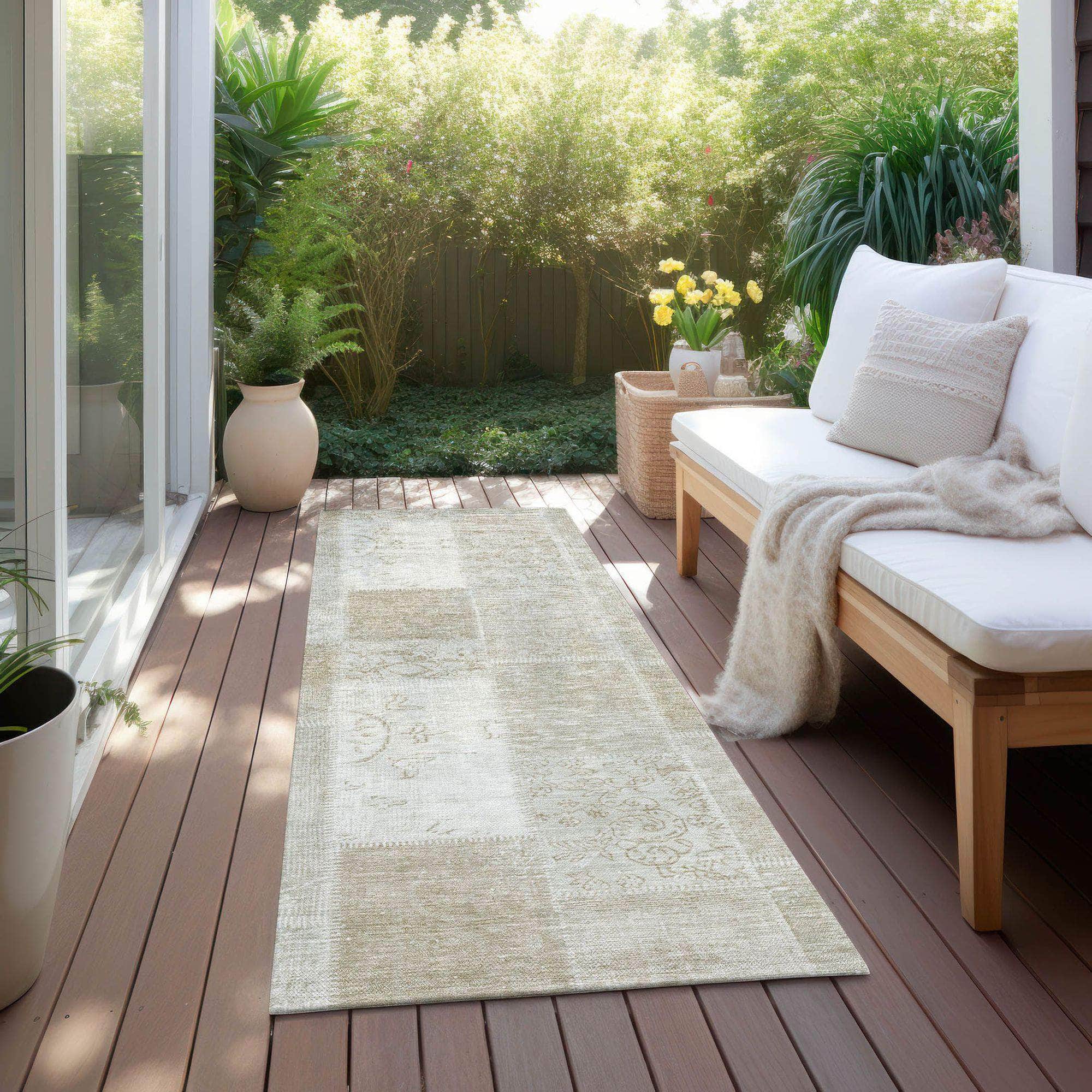 Machine Made ACN631 Taupe Brown Rugs #color_taupe brown