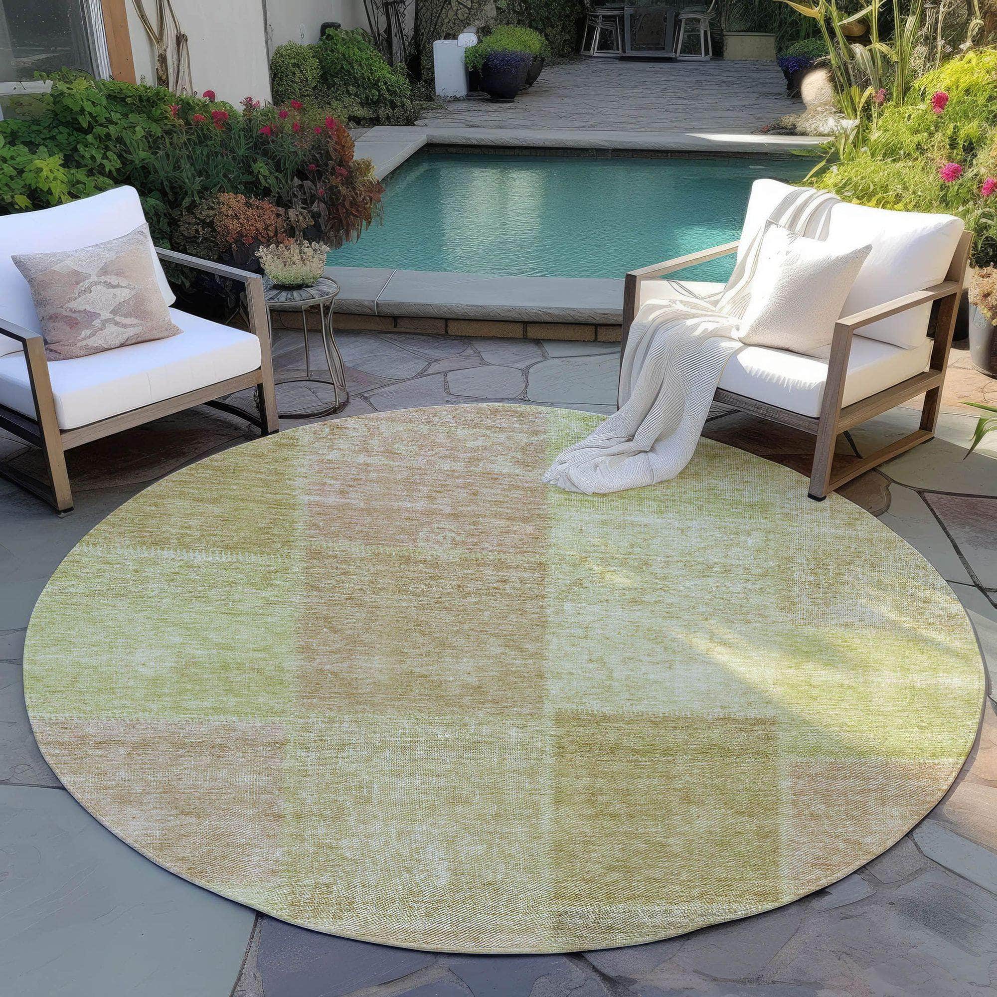 Machine Made ACN664 Aloe Green Rugs #color_aloe green