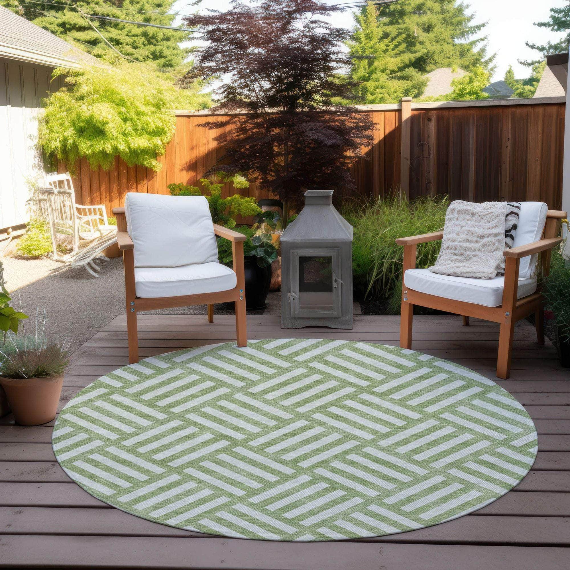Machine Made ACN620 Aloe Green Rugs #color_aloe green