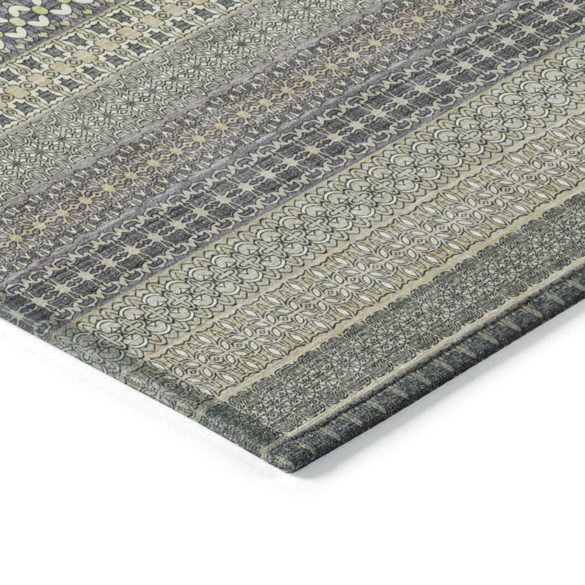 Machine Made ACN527 Sage Green Rugs #color_sage green