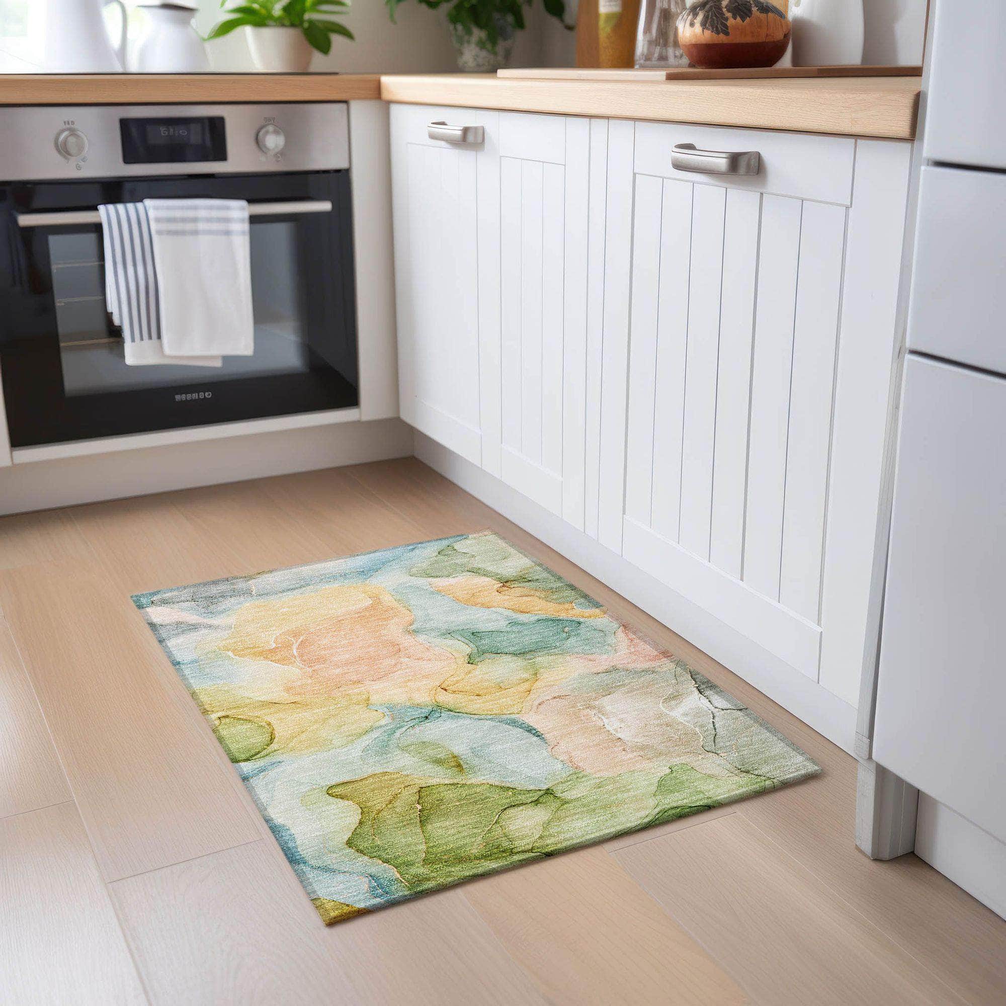 Machine Made ACN504 Blue  Rugs #color_blue 