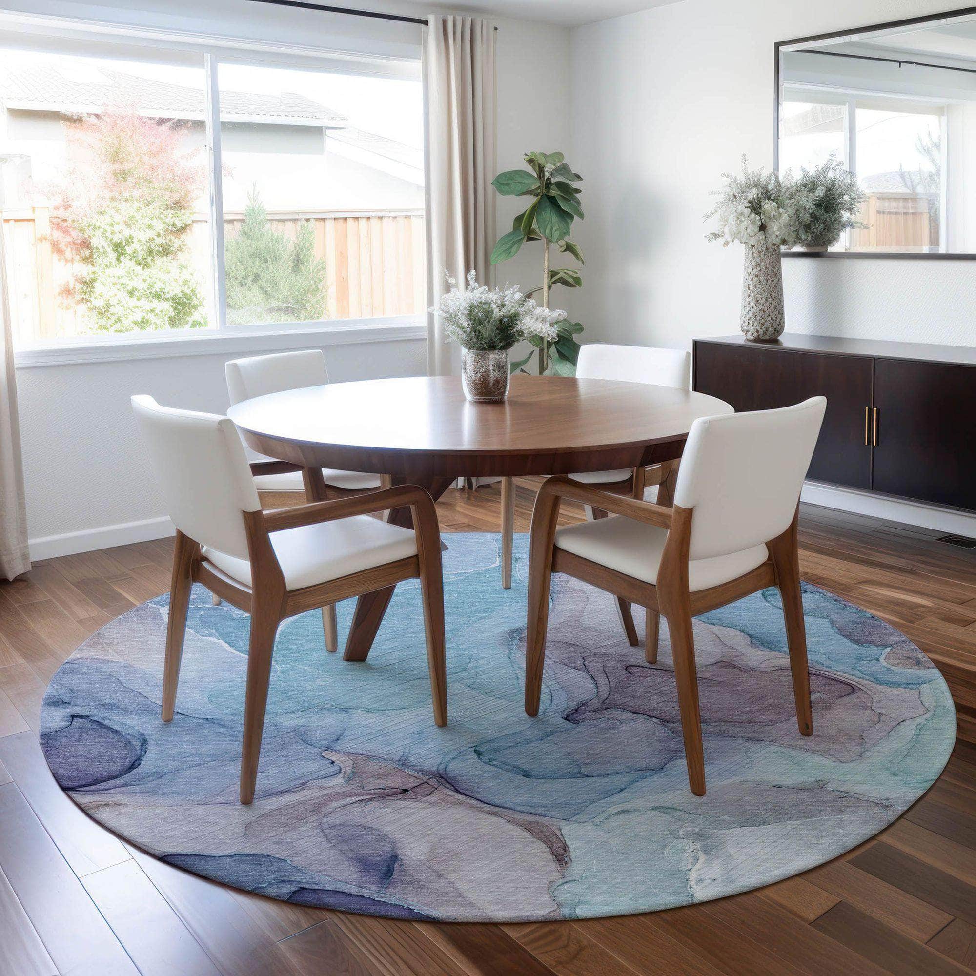 Machine Made ACN504 Navy Blue Rugs #color_navy blue