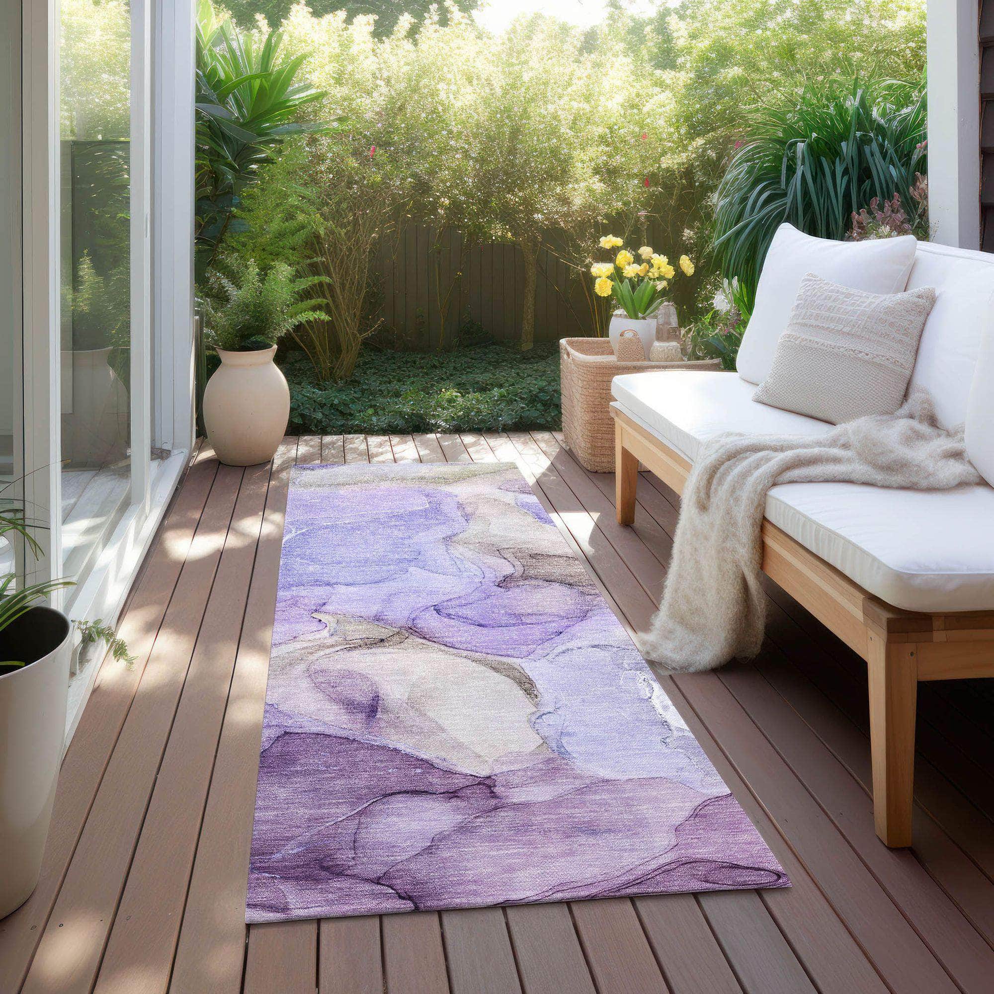 Machine Made ACN504 Purple  Rugs #color_purple 