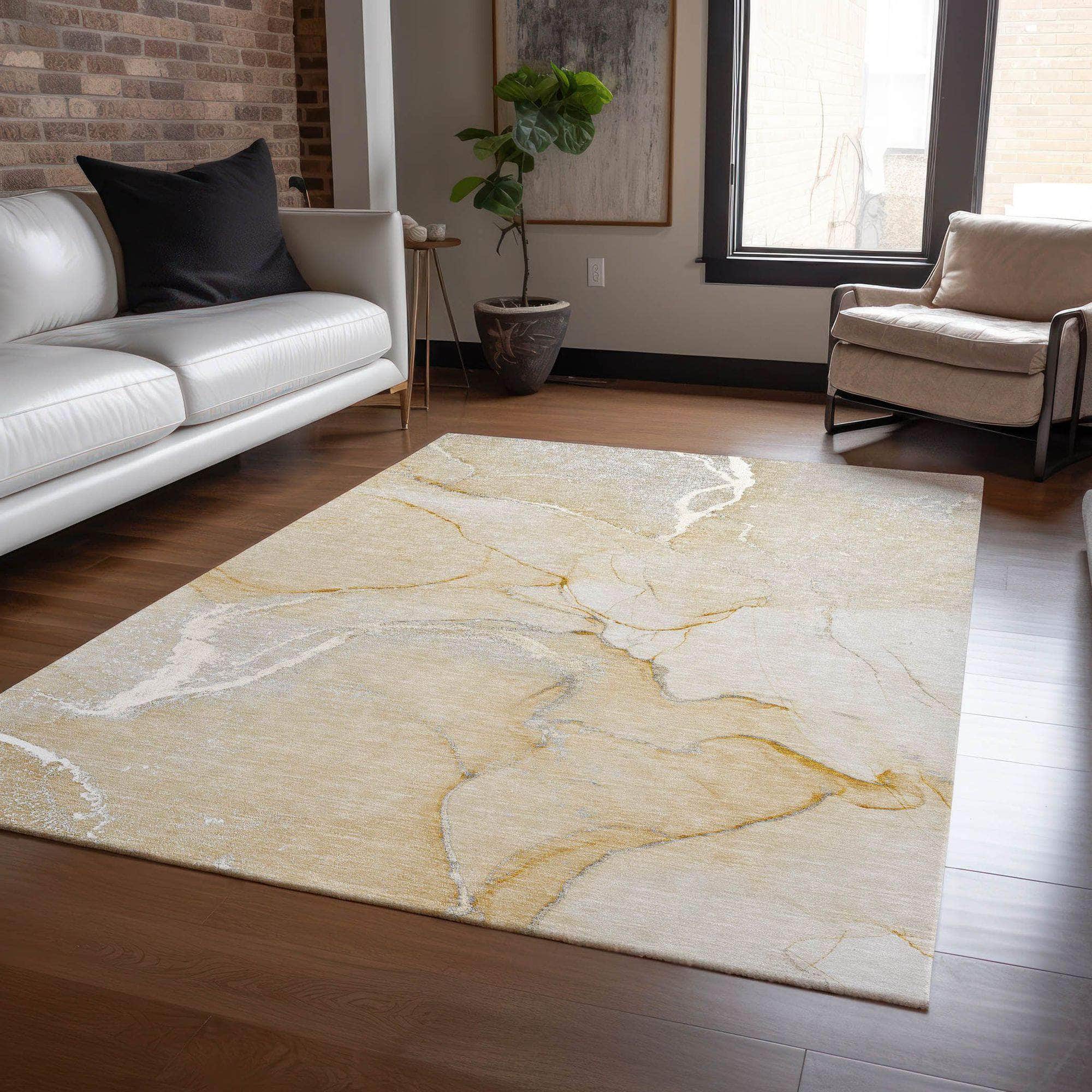 Machine Made ACN510 Beige Brown Rugs #color_beige brown