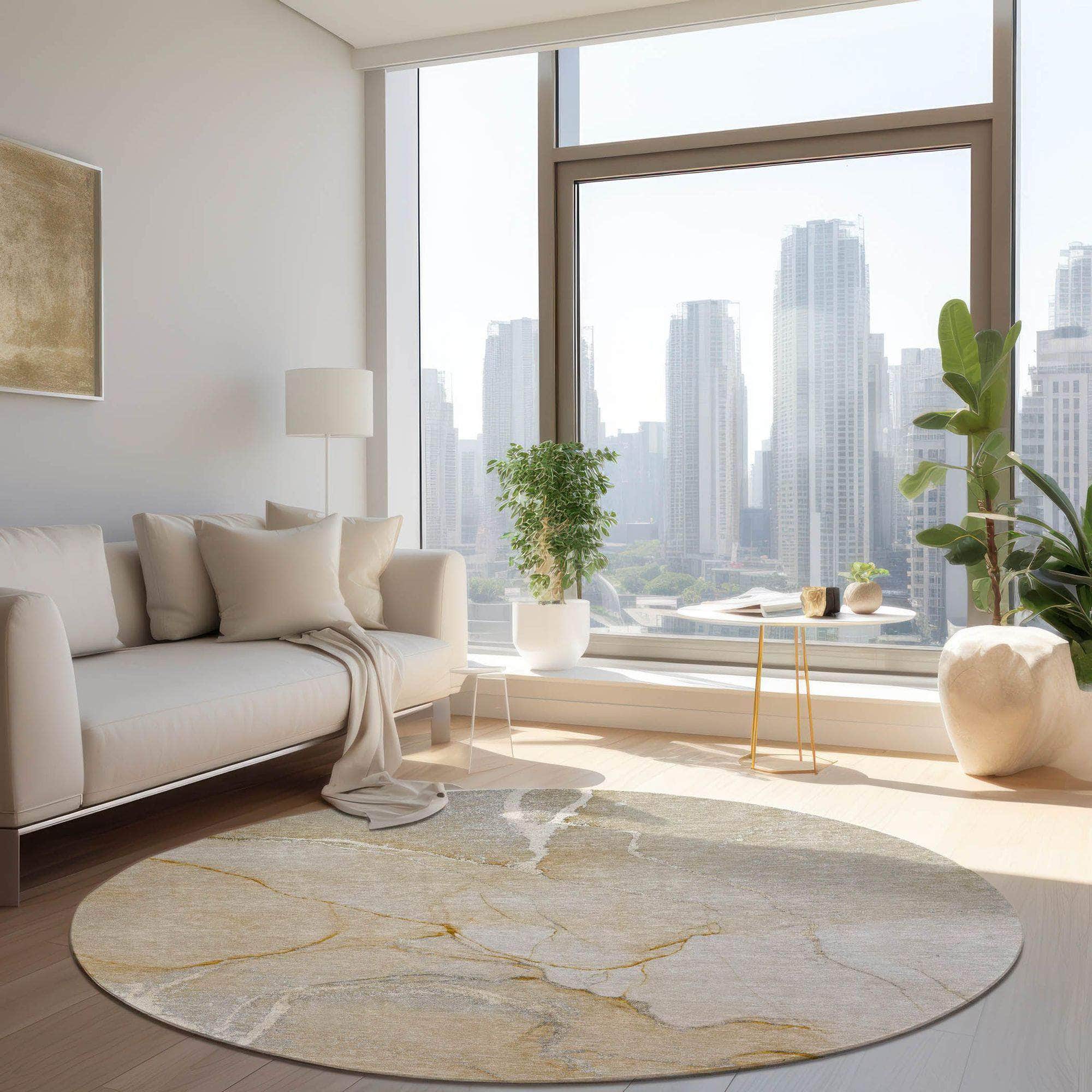 Machine Made ACN510 Beige Brown Rugs #color_beige brown