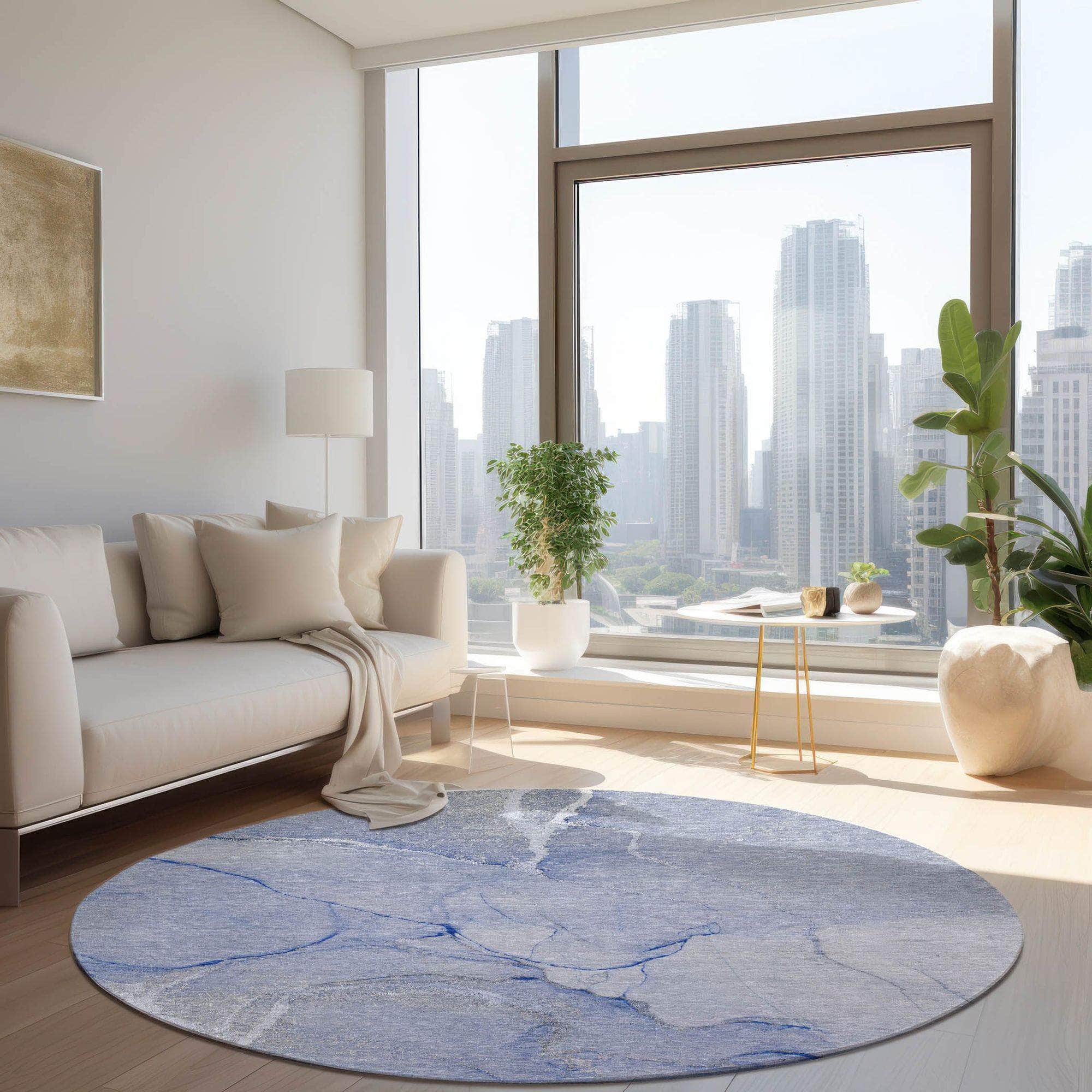 Machine Made ACN510 Blue  Rugs #color_blue 