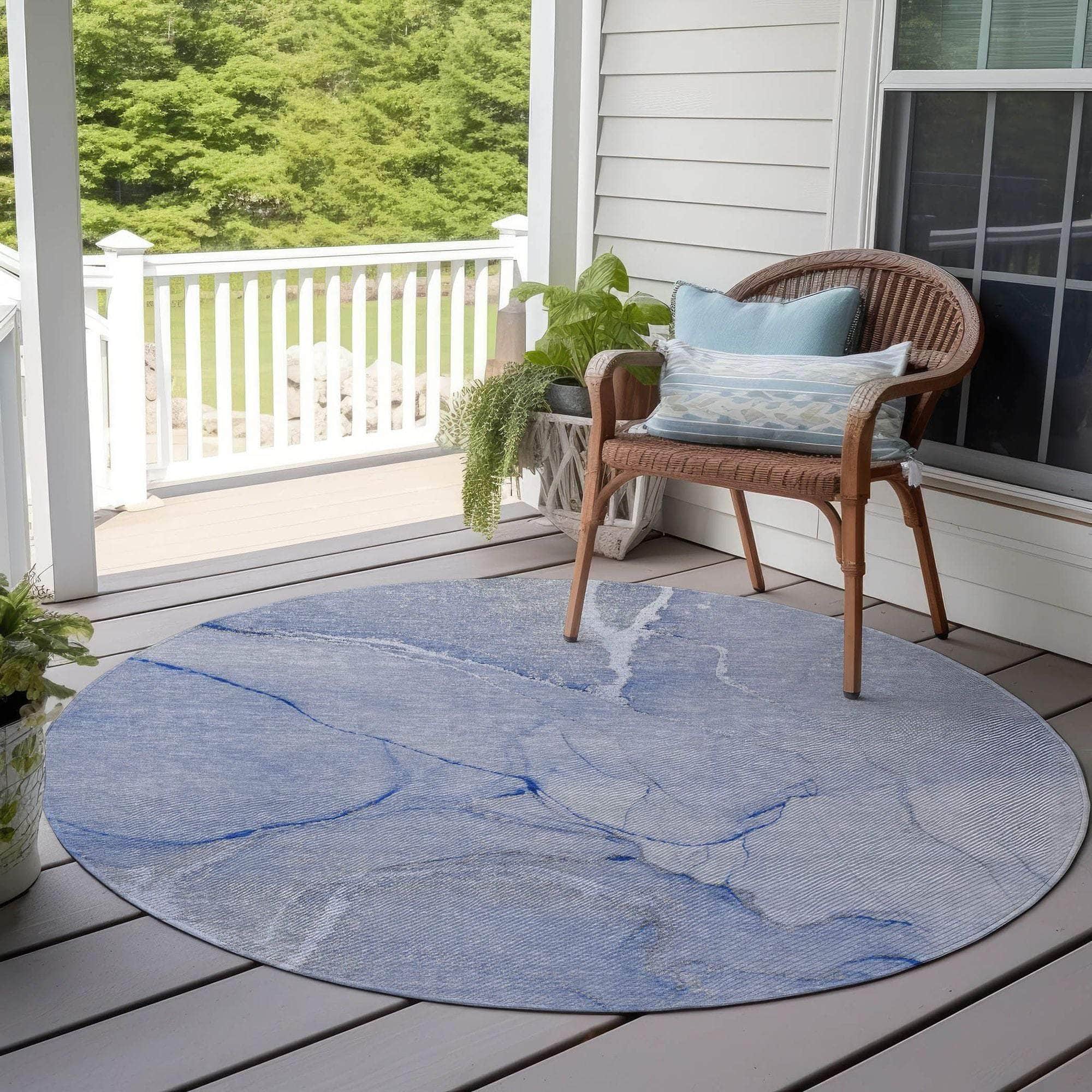 Machine Made ACN510 Blue  Rugs #color_blue 