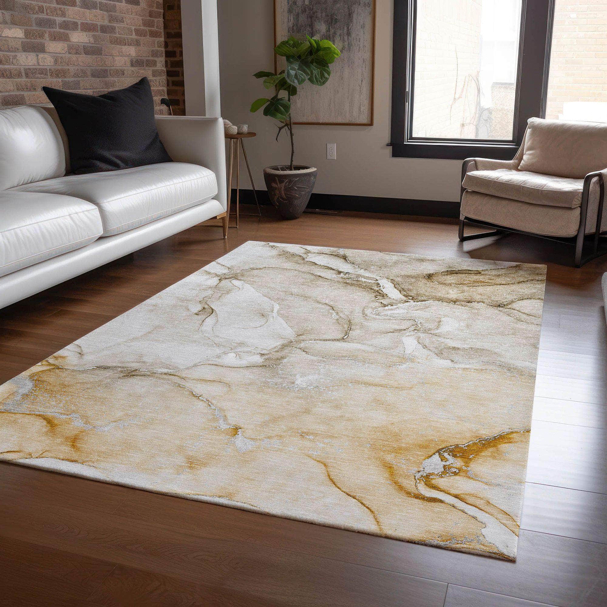Machine Made ACN516 Brown  Rugs #color_brown 