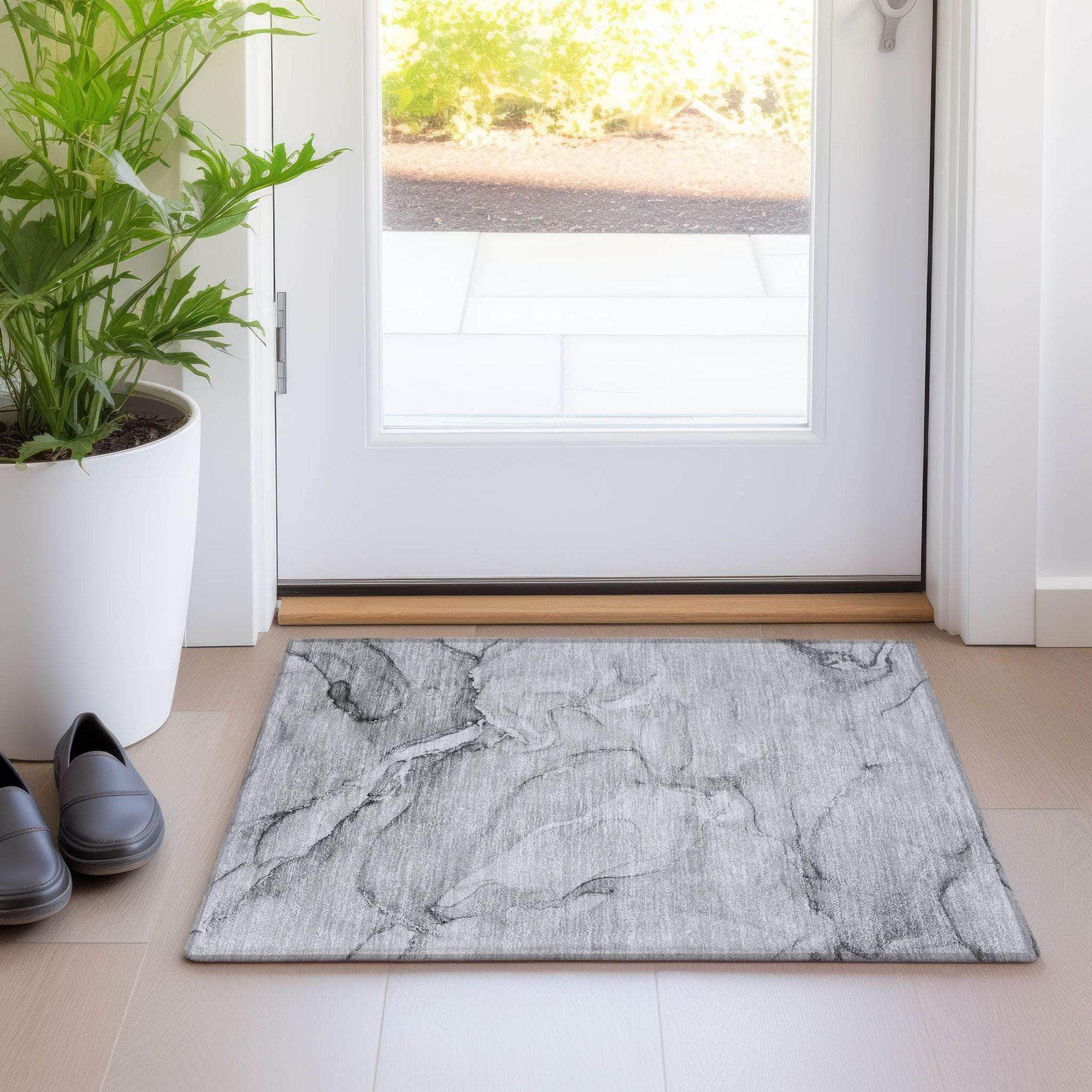 Machine Made ACN516 Gray  Rugs #color_gray 