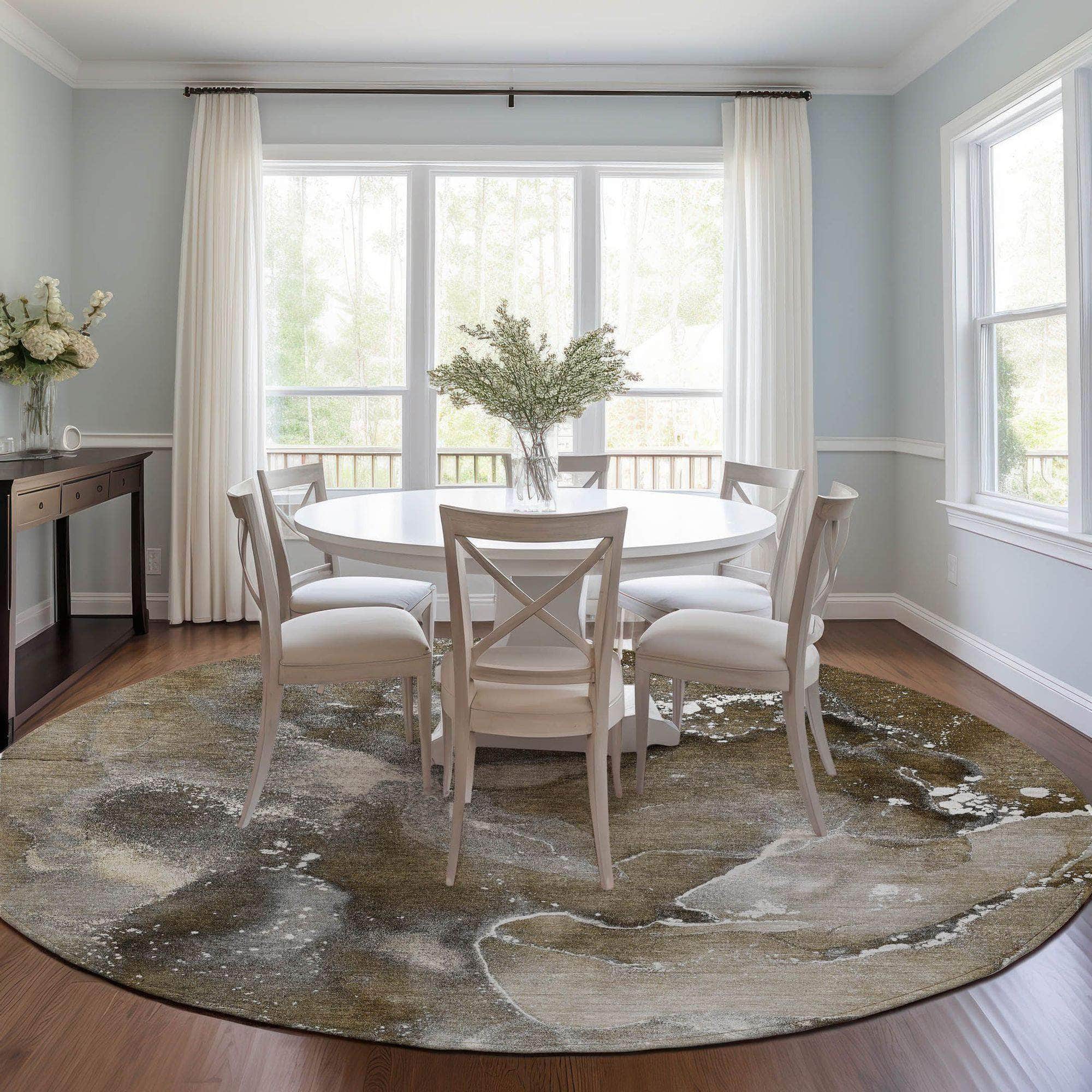 Machine Made ACN518 Brown  Rugs #color_brown 