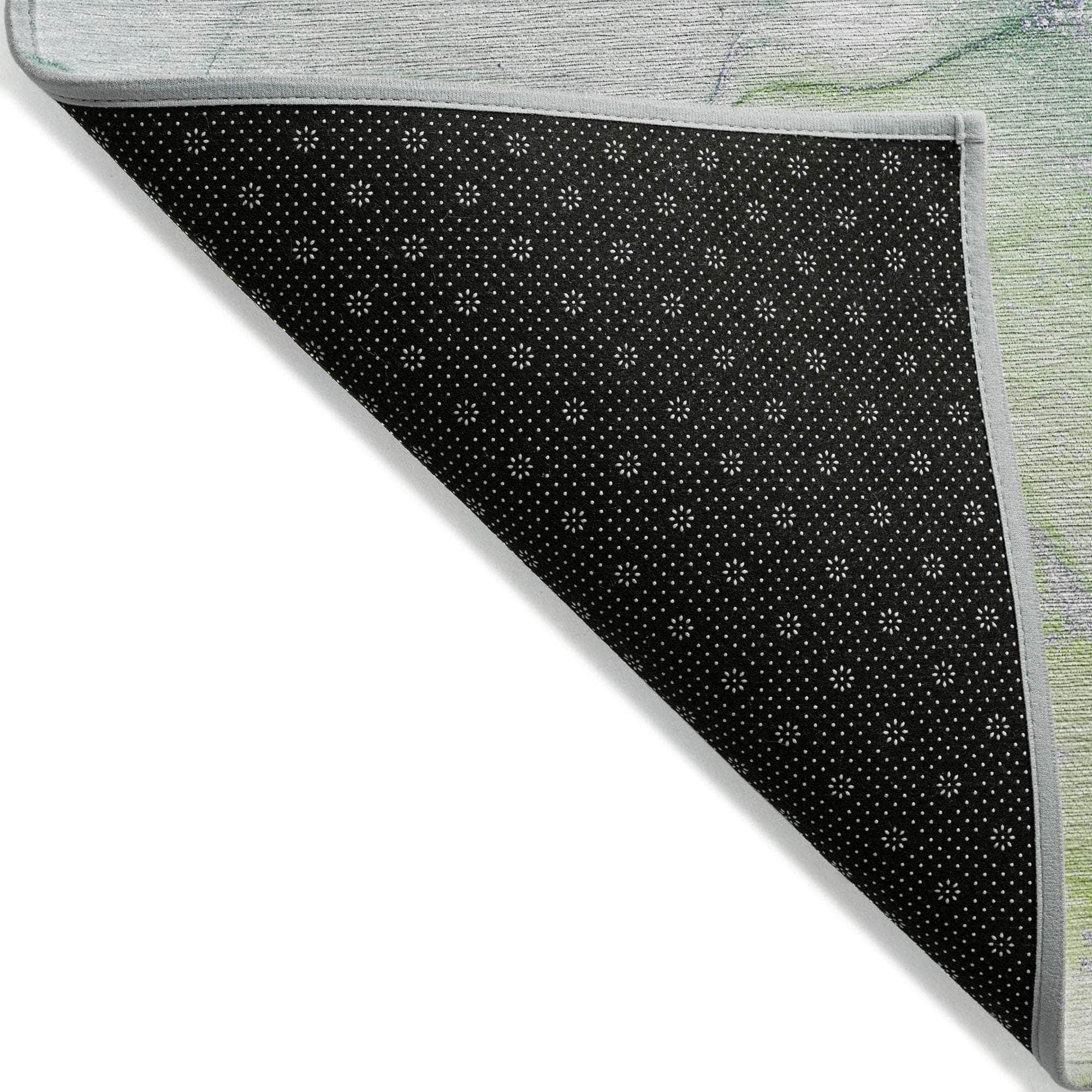 Machine Made ACN516 Green  Rugs #color_green 
