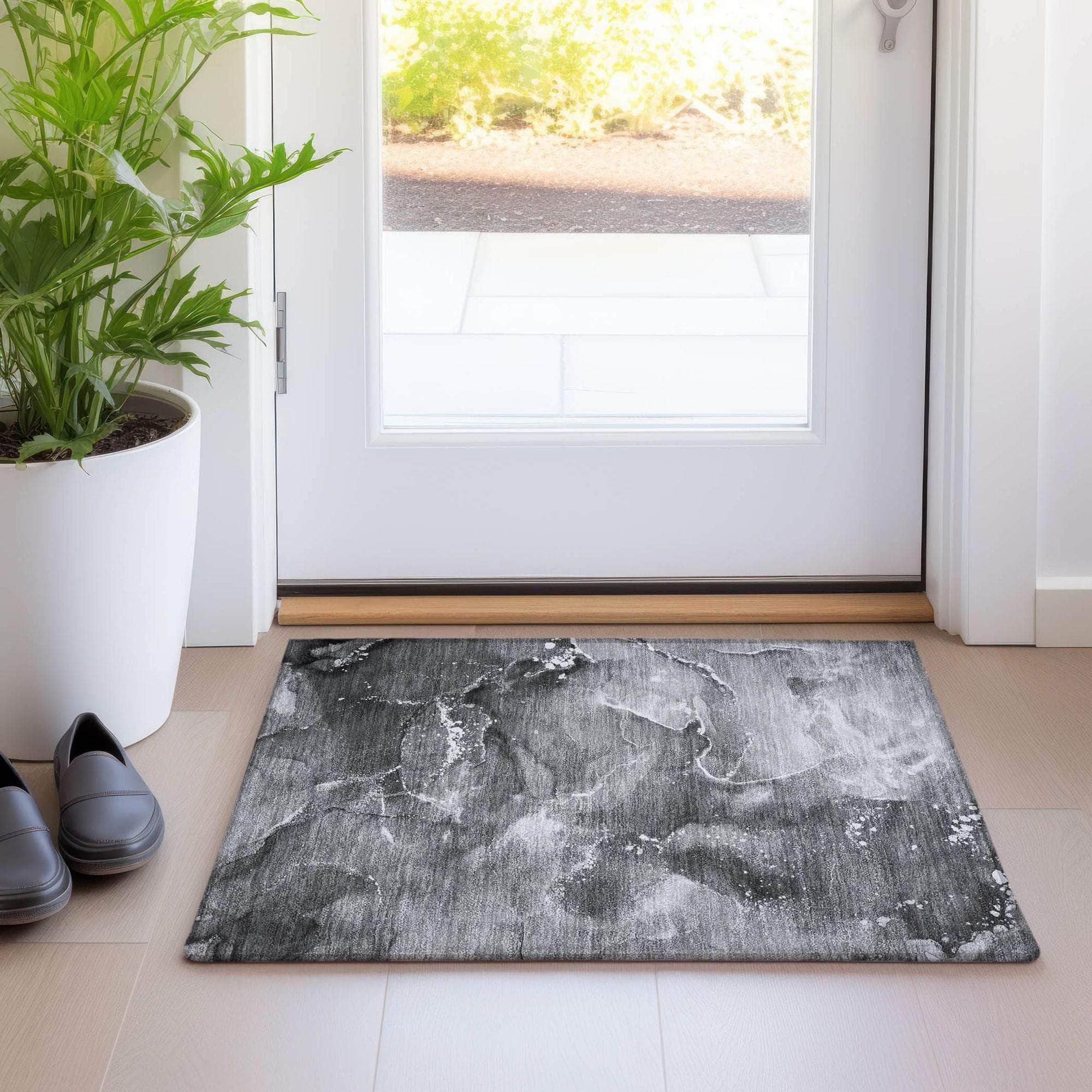 Machine Made ACN518 Gray  Rugs #color_gray 